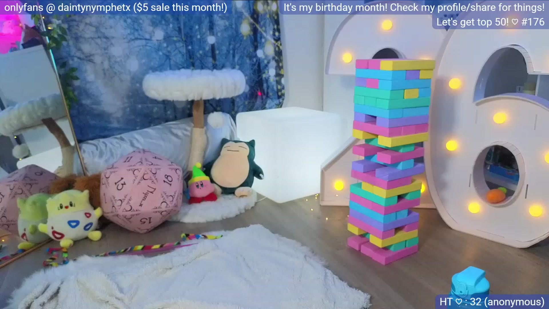 Gallery image thumbnail from BirthdayNym's myfreecams stream on, 12/15/2023, 05:29 image 5 of 20