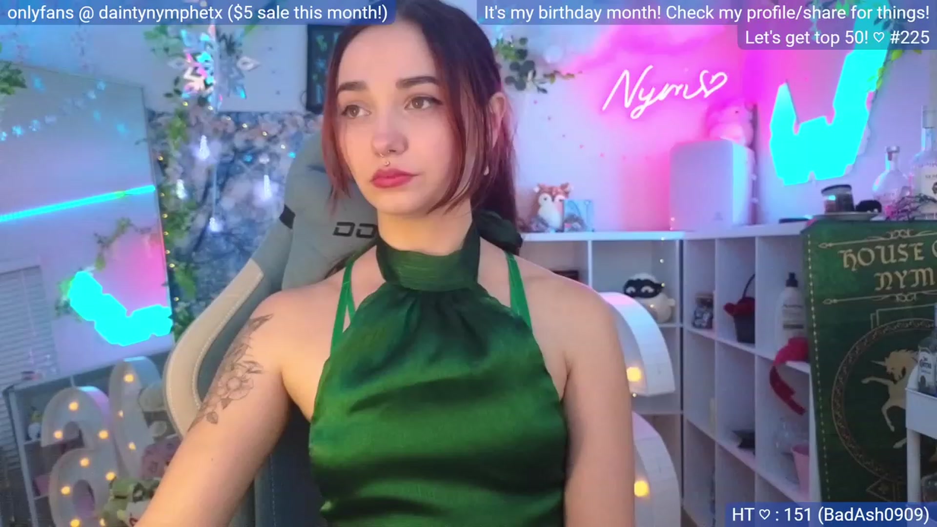 Gallery image thumbnail from BirthdayNym's myfreecams stream on, 12/21/2023, 04:06 image 20 of 20