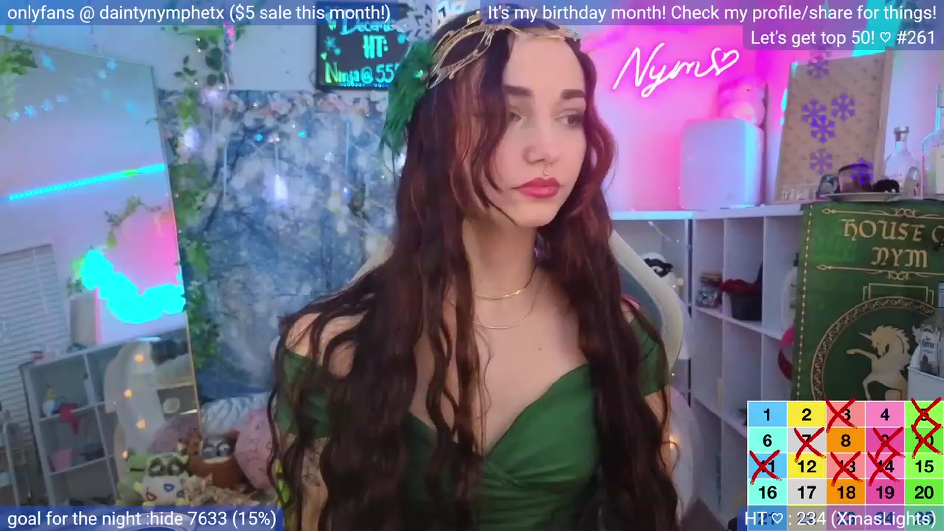 Gallery image thumbnail from BirthdayNym's myfreecams stream on, 12/24/2023, 05:37 image 5 of 20