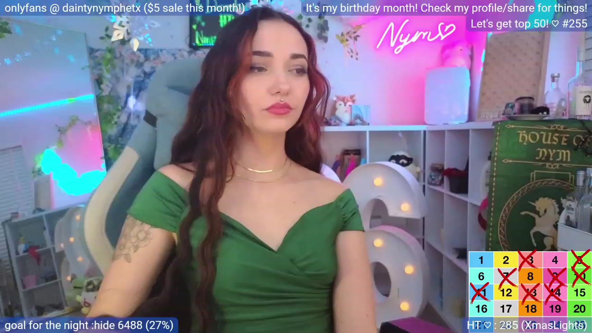 Gallery image thumbnail from BirthdayNym's myfreecams stream on, 12/24/2023, 05:37 image 16 of 20