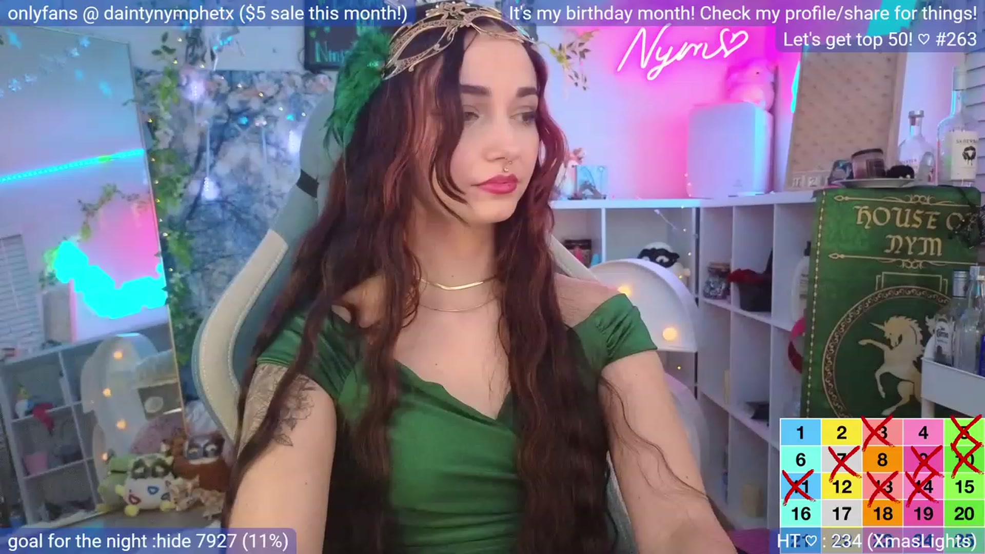 Gallery image thumbnail from BirthdayNym's myfreecams stream on, 12/24/2023, 05:37 image 3 of 20