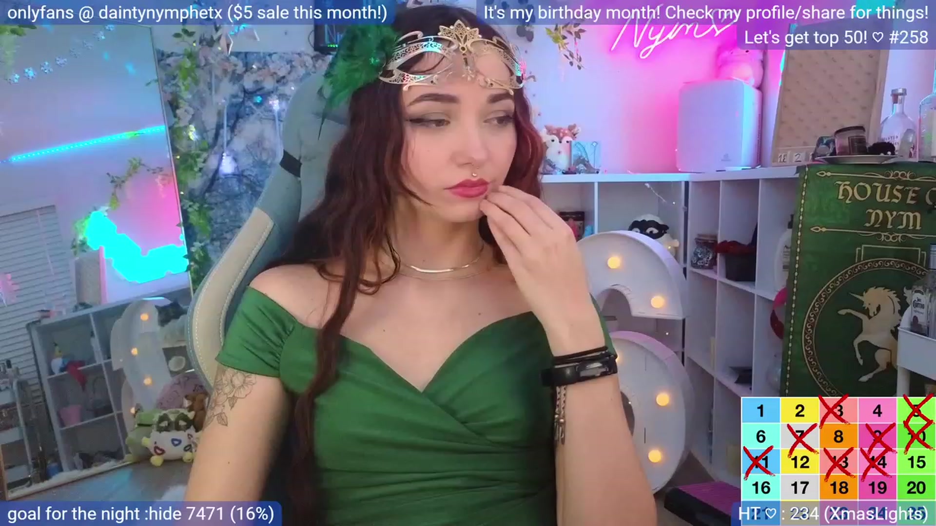 Gallery image thumbnail from BirthdayNym's myfreecams stream on, 12/24/2023, 05:37 image 7 of 20