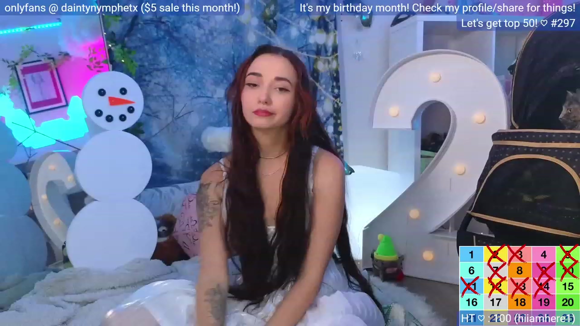 Gallery image thumbnail from BirthdayNym's myfreecams stream on, 12/27/2023, 03:53 image 14 of 20