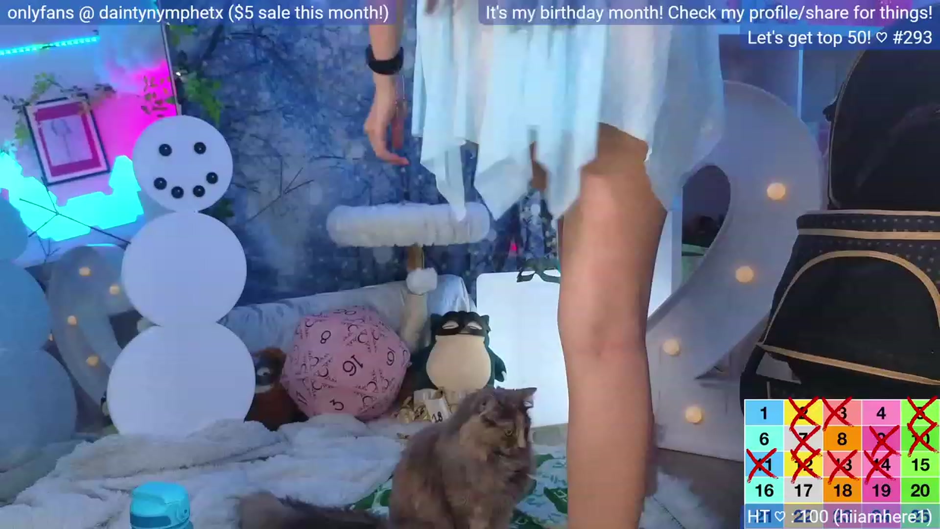 Gallery image thumbnail from BirthdayNym's myfreecams stream on, 12/27/2023, 03:53 image 18 of 20