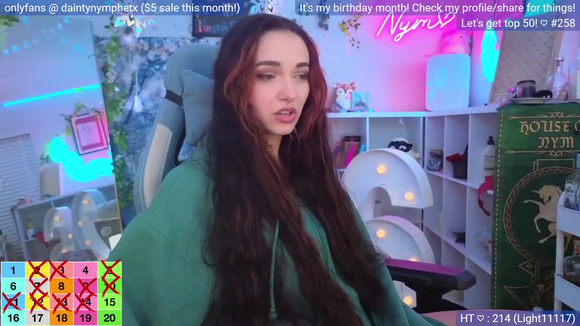 Gallery image thumbnail from BirthdayNym's myfreecams stream on, 12/28/2023, 04:12 image 2 of 20