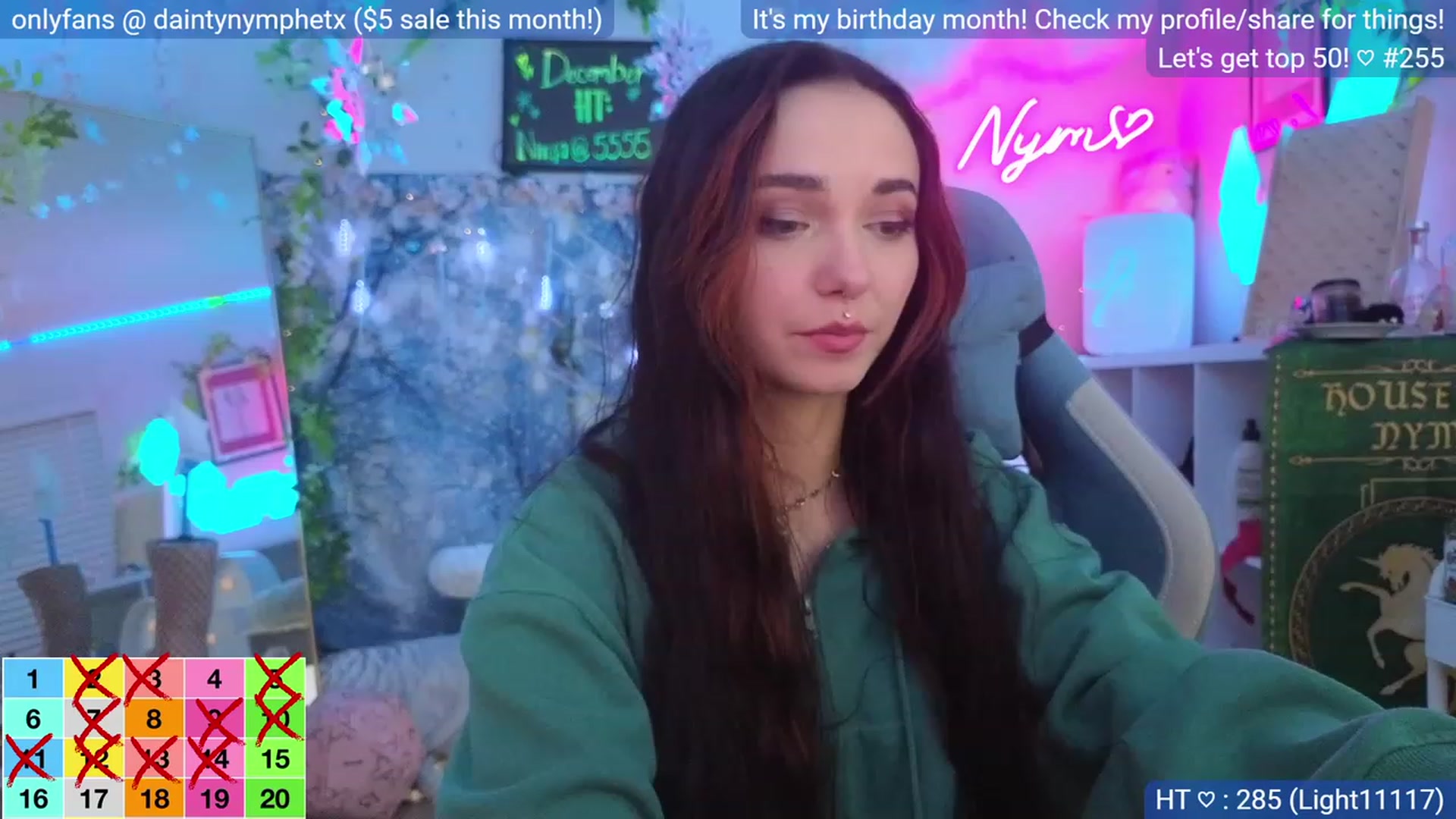 Gallery image thumbnail from BirthdayNym's myfreecams stream on, 12/28/2023, 04:12 image 16 of 20