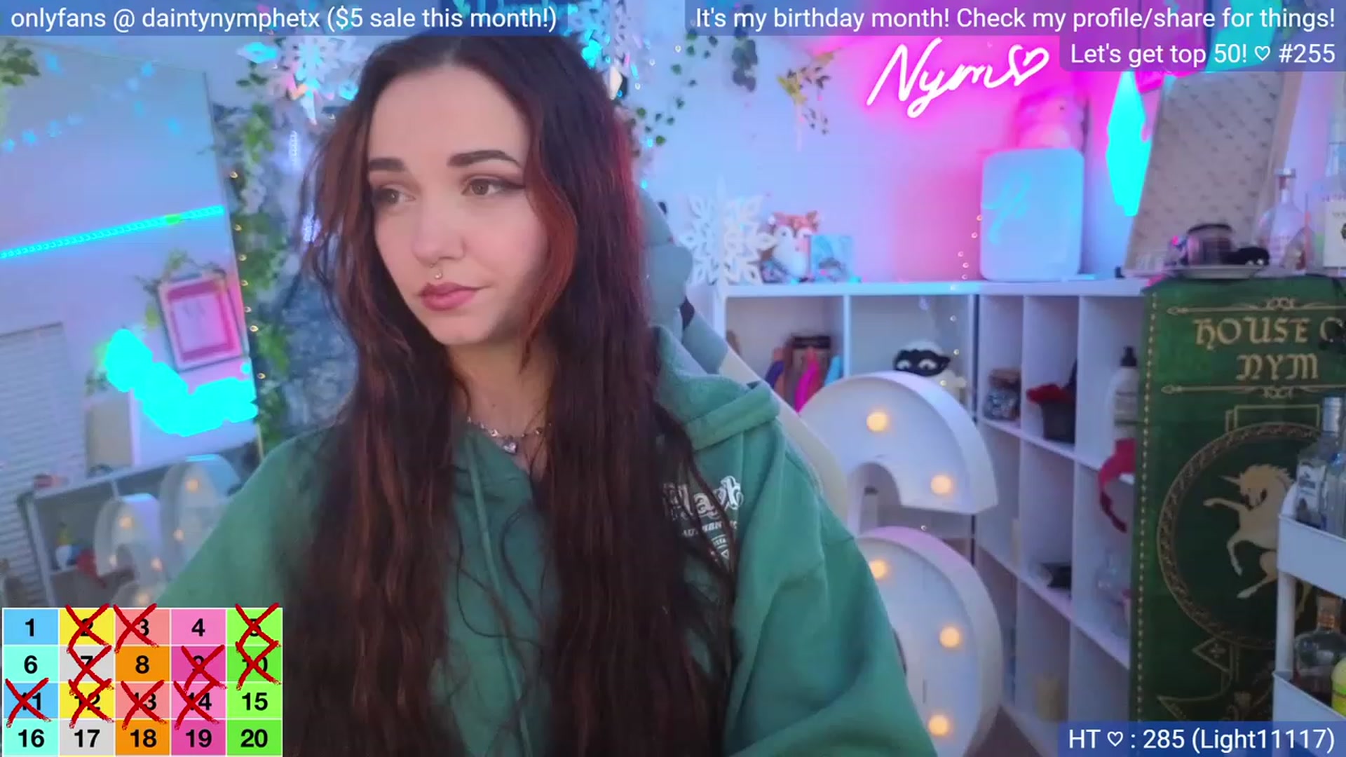 Gallery image thumbnail from BirthdayNym's myfreecams stream on, 12/28/2023, 04:12 image 6 of 20