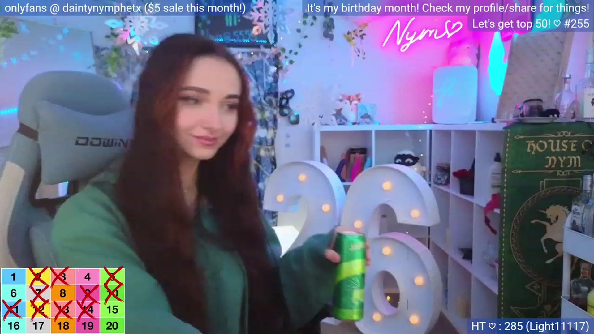 Gallery image thumbnail from BirthdayNym's myfreecams stream on, 12/28/2023, 04:12 image 8 of 20