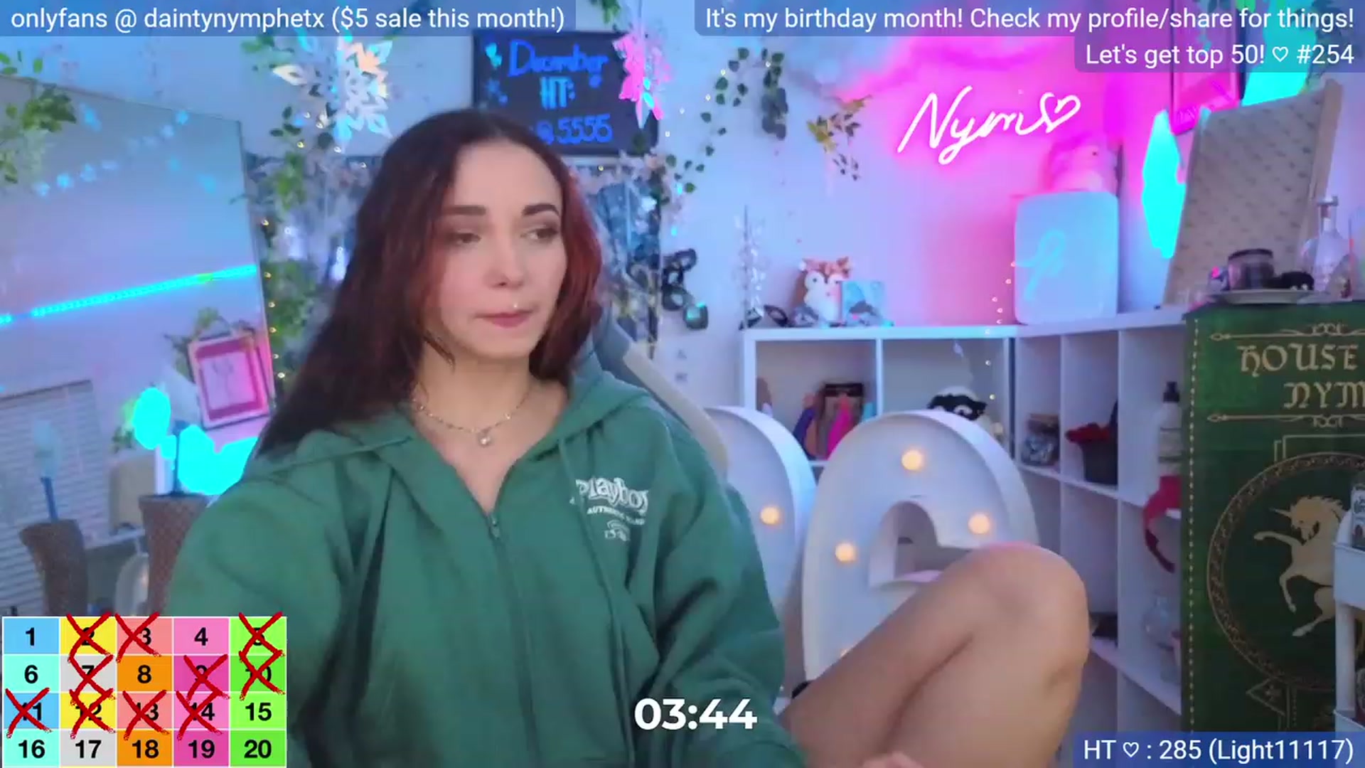 Gallery image thumbnail from BirthdayNym's myfreecams stream on, 12/28/2023, 04:12 image 20 of 20