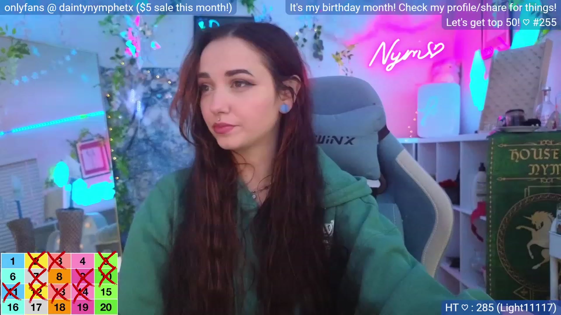 Gallery image thumbnail from BirthdayNym's myfreecams stream on, 12/28/2023, 04:12 image 13 of 20