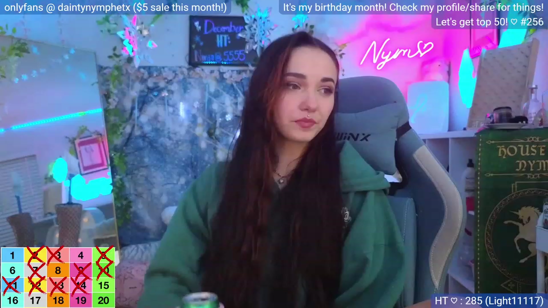 Gallery image thumbnail from BirthdayNym's myfreecams stream on, 12/28/2023, 04:12 image 11 of 20