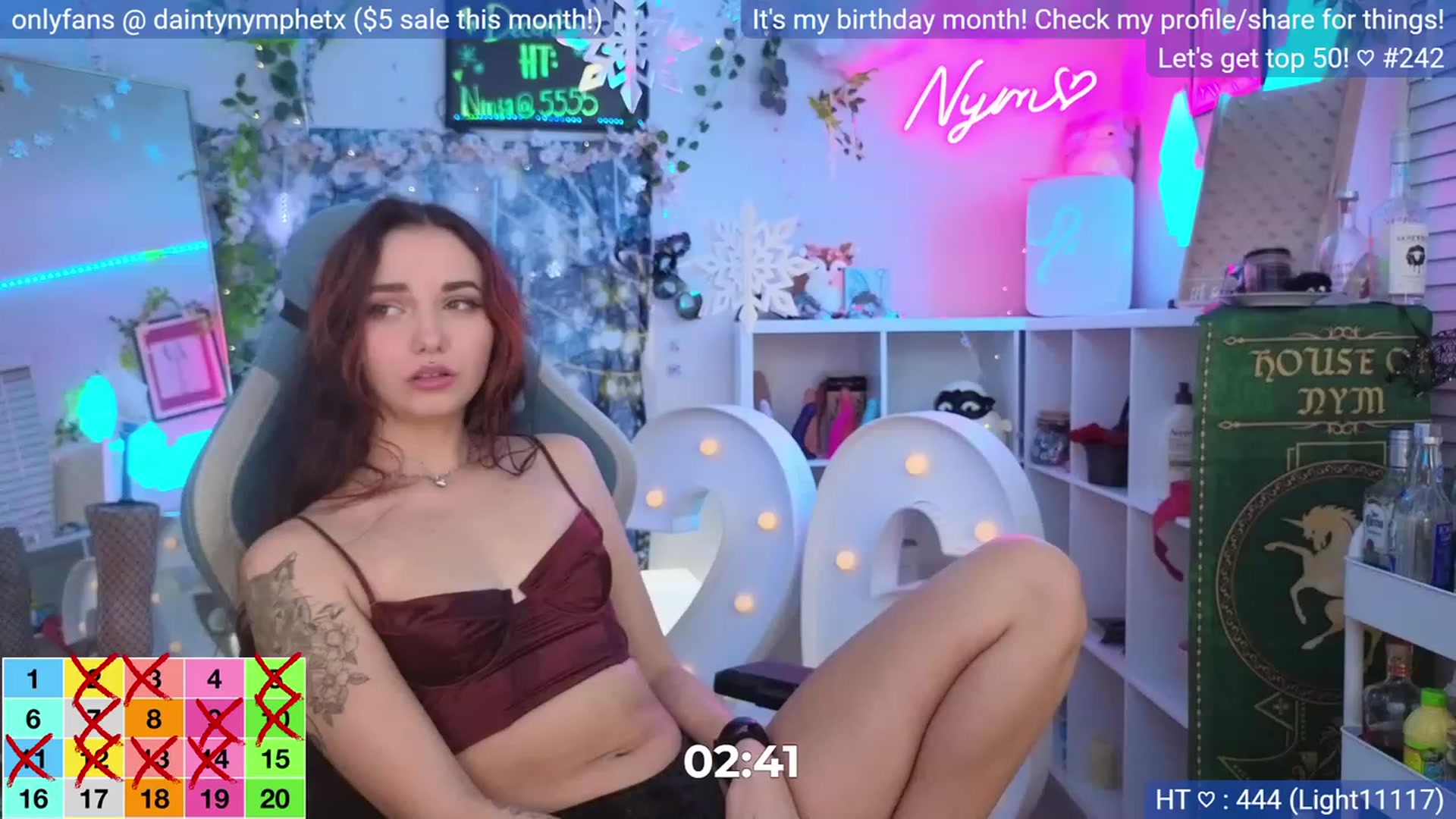 Gallery image thumbnail from BirthdayNym's myfreecams stream on, 12/28/2023, 06:03 image 20 of 20