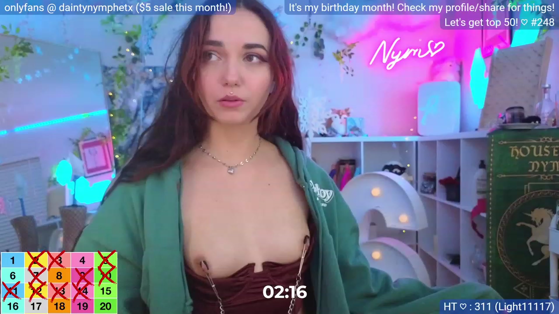Gallery image thumbnail from BirthdayNym's myfreecams stream on, 12/28/2023, 06:03 image 9 of 20