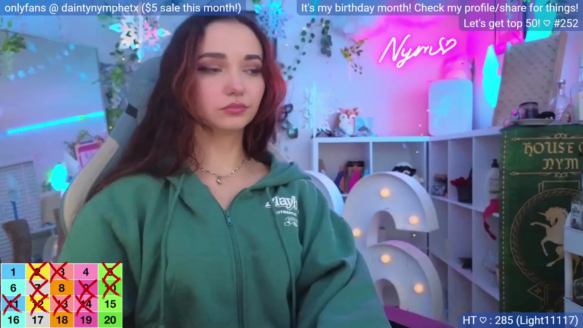 Gallery image thumbnail from BirthdayNym's myfreecams stream on, 12/28/2023, 06:03 image 2 of 20
