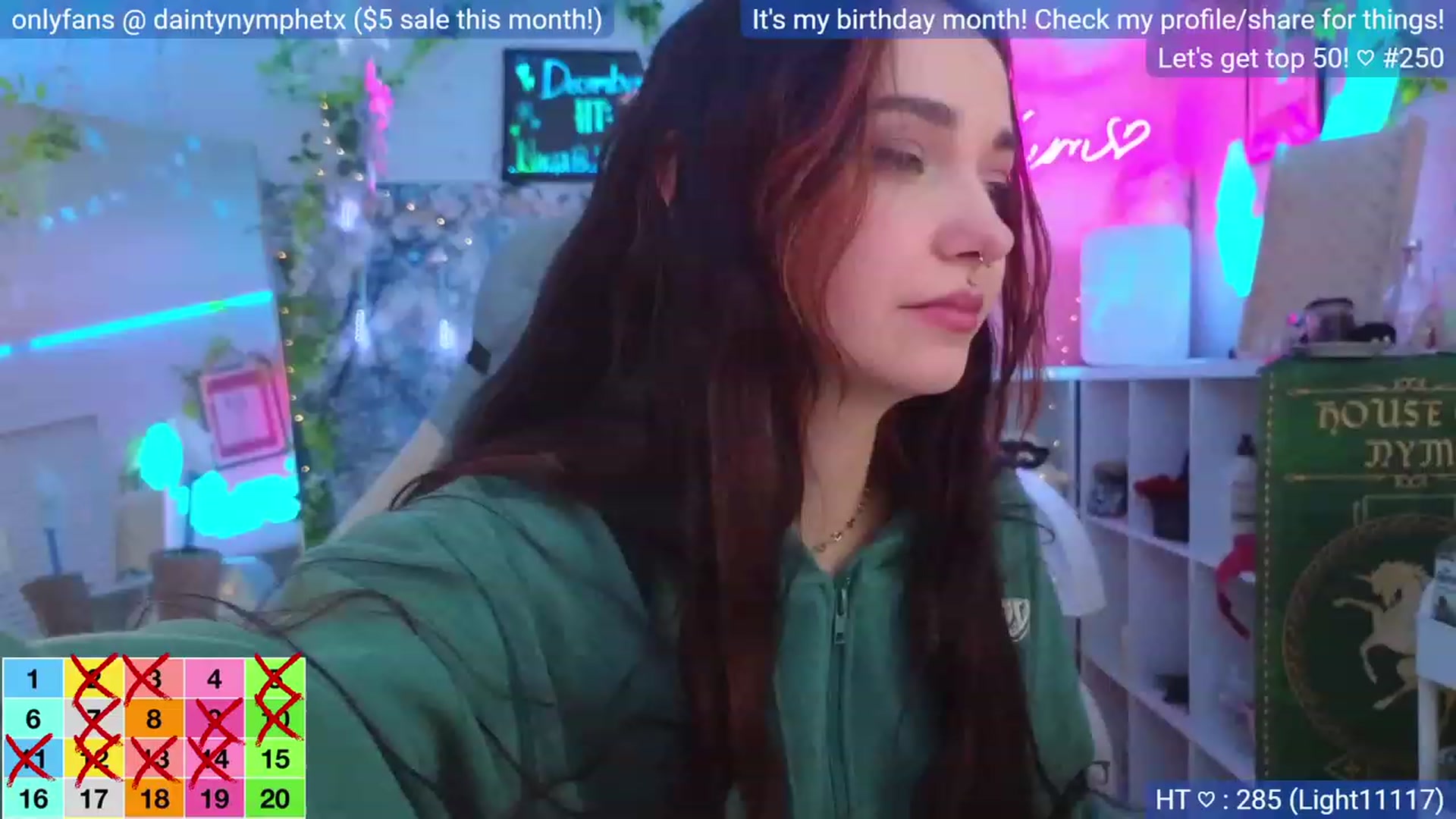 Gallery image thumbnail from BirthdayNym's myfreecams stream on, 12/28/2023, 06:03 image 4 of 20