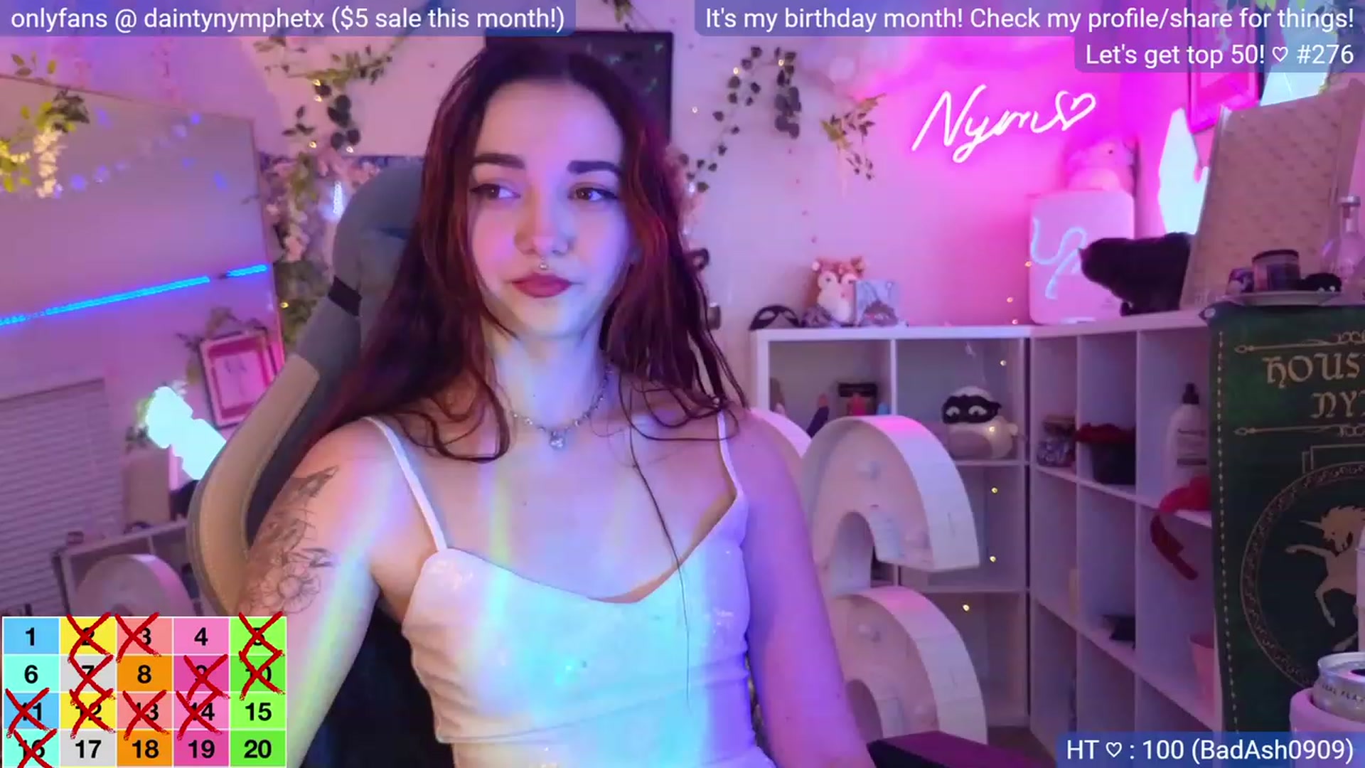 Gallery image thumbnail from BirthdayNym's myfreecams stream on, 12/30/2023, 05:37 image 8 of 20