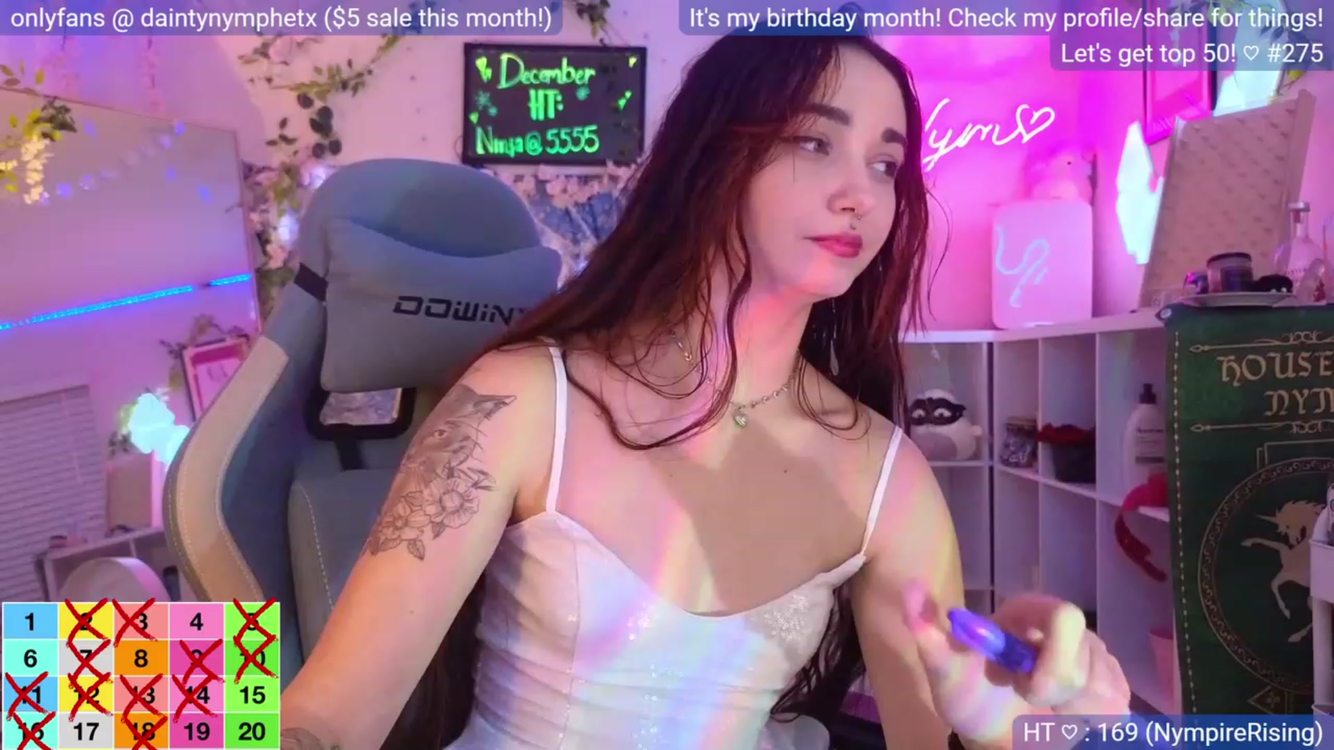 Gallery image thumbnail from BirthdayNym's myfreecams stream on, 12/30/2023, 05:37 image 13 of 20