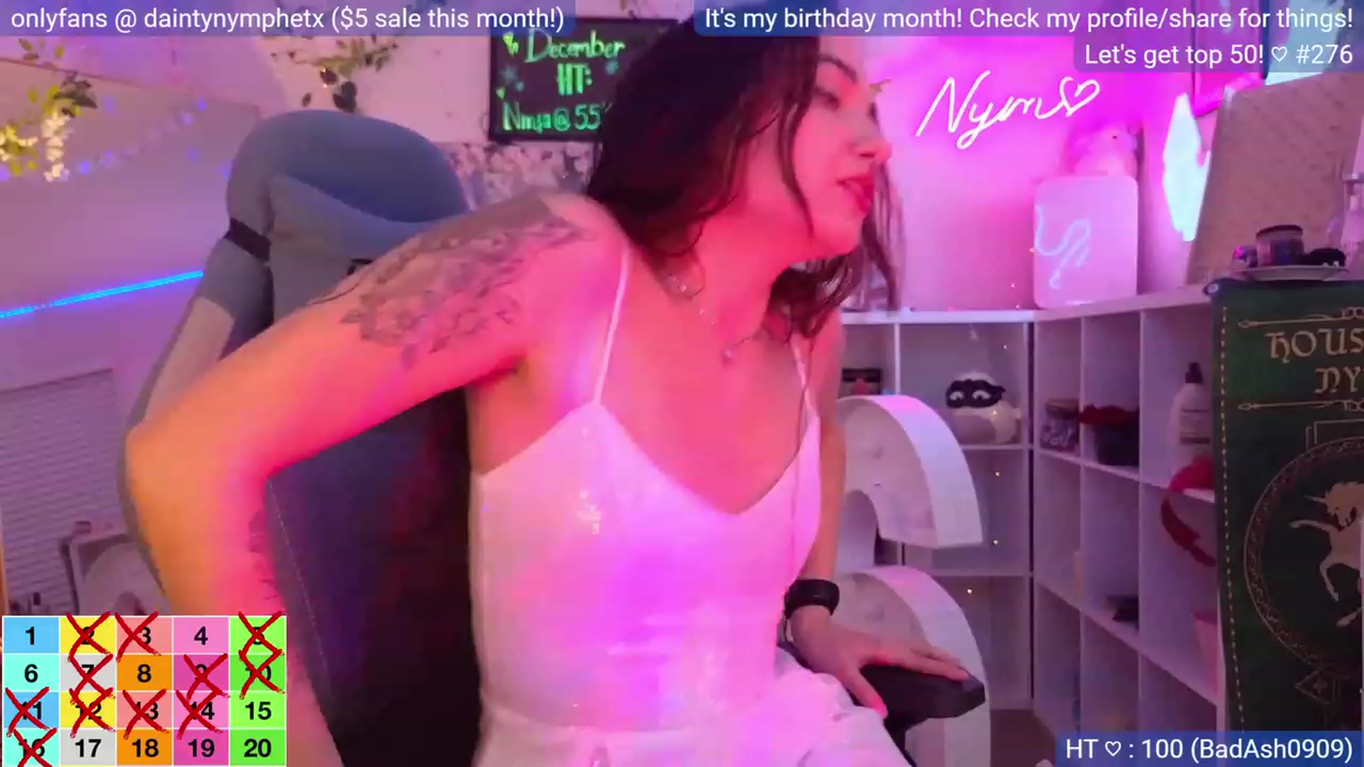 Gallery image thumbnail from BirthdayNym's myfreecams stream on, 12/30/2023, 05:37 image 7 of 20