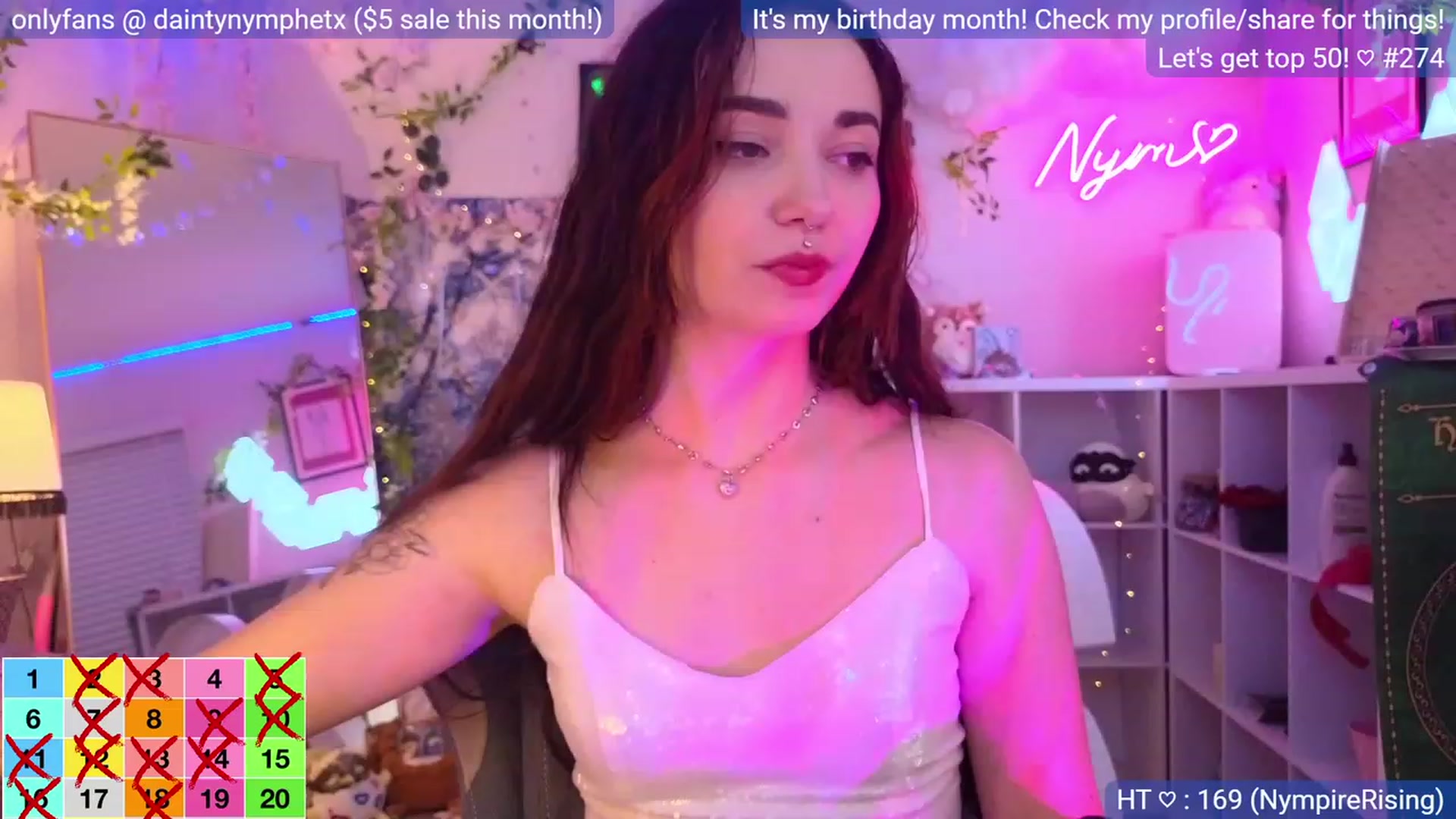 Gallery image thumbnail from BirthdayNym's myfreecams stream on, 12/30/2023, 05:37 image 17 of 20