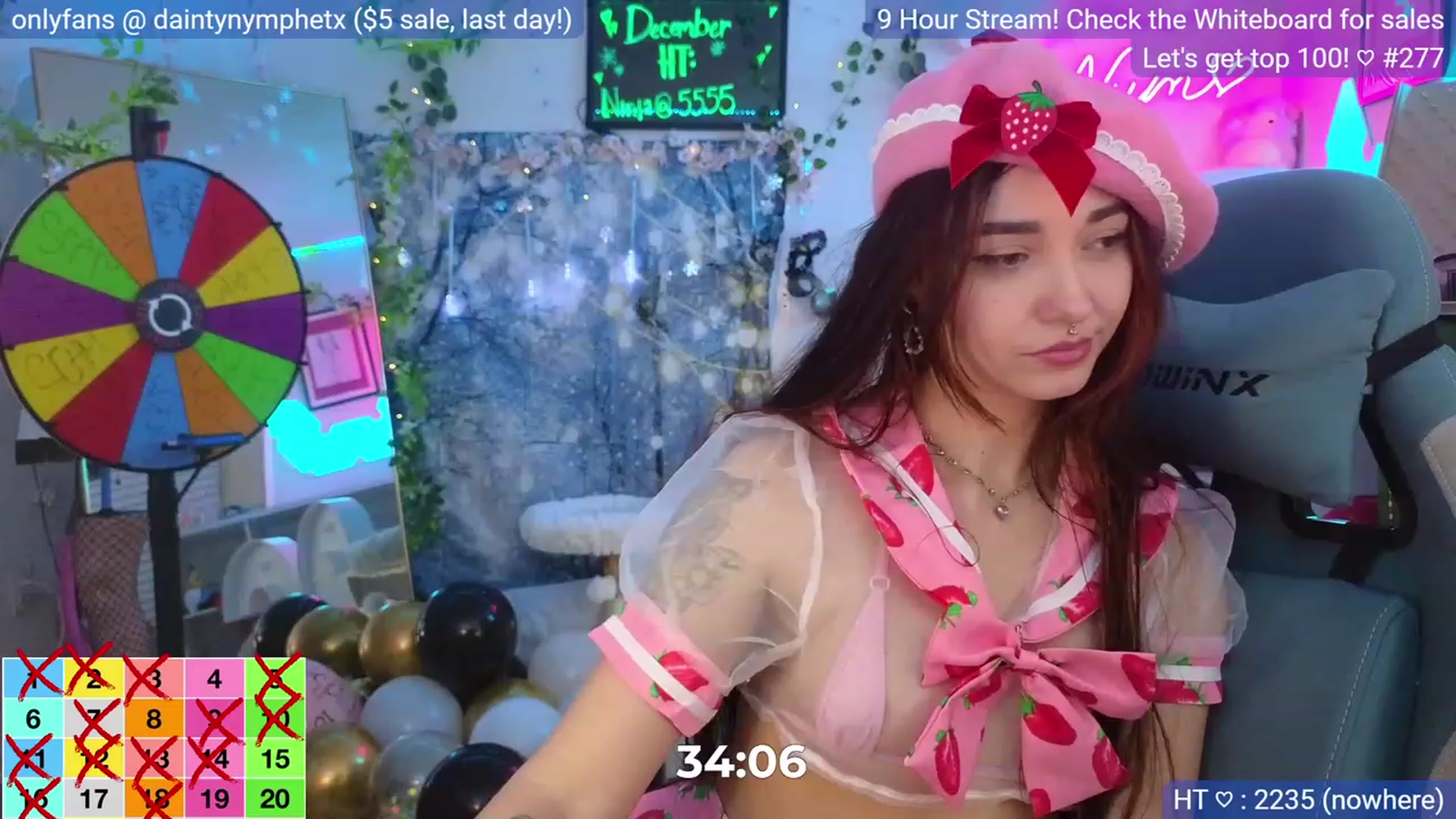 Gallery image thumbnail from BirthdayNym's myfreecams stream on, 01/01/2024, 02:25 image 19 of 20
