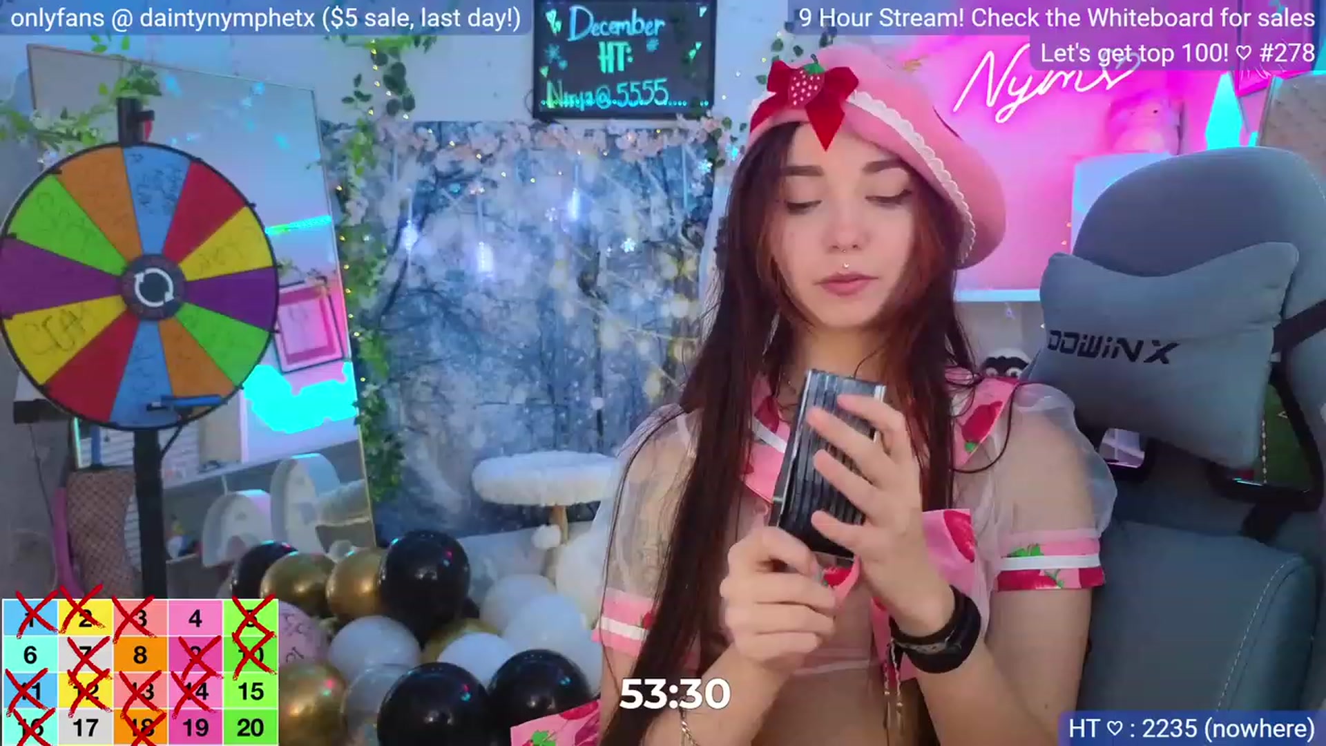 Gallery image thumbnail from BirthdayNym's myfreecams stream on, 01/01/2024, 02:25 image 17 of 20