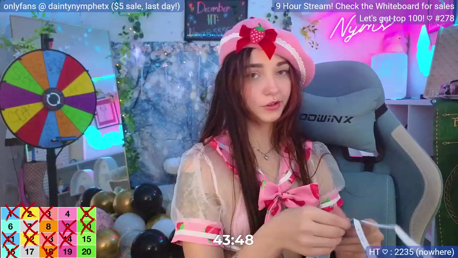 Gallery image thumbnail from BirthdayNym's myfreecams stream on, 01/01/2024, 02:25 image 18 of 20