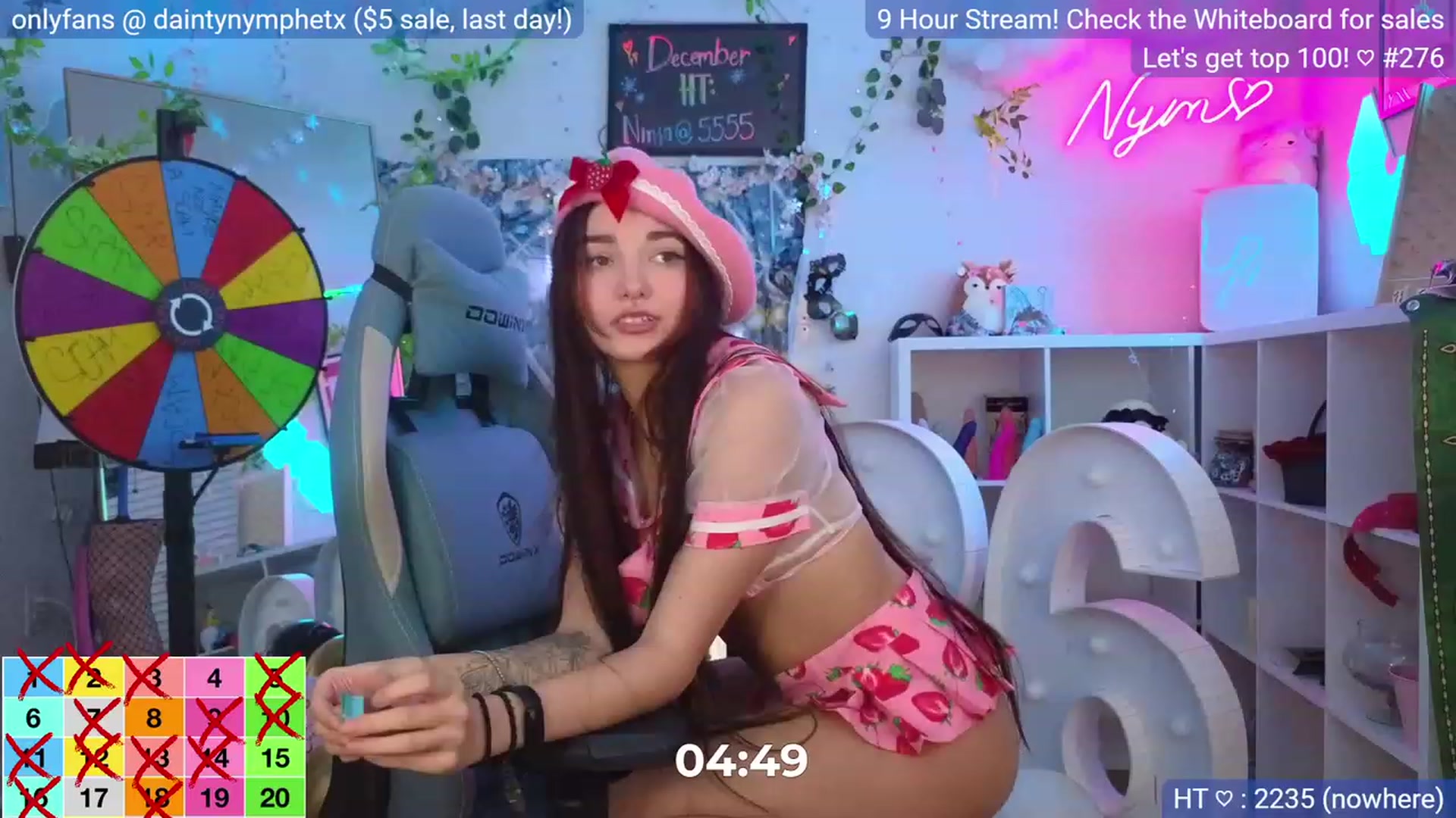 Gallery image thumbnail from BirthdayNym's myfreecams stream on, 01/01/2024, 05:14 image 2 of 20