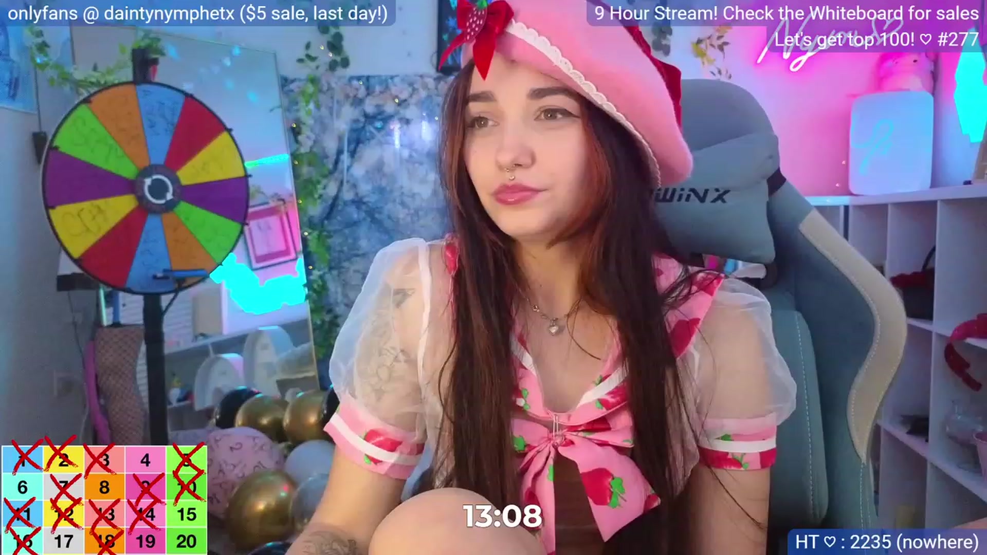 Gallery image thumbnail from BirthdayNym's myfreecams stream on, 01/01/2024, 05:14 image 1 of 20