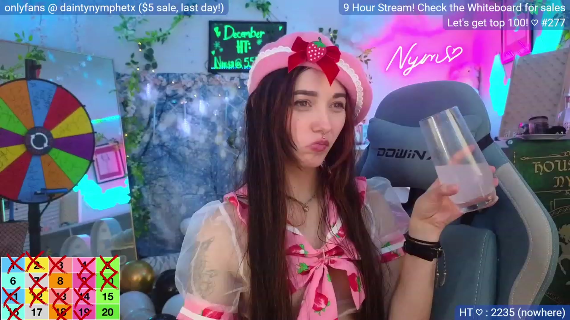 Gallery image thumbnail from BirthdayNym's myfreecams stream on, 01/01/2024, 05:14 image 12 of 20