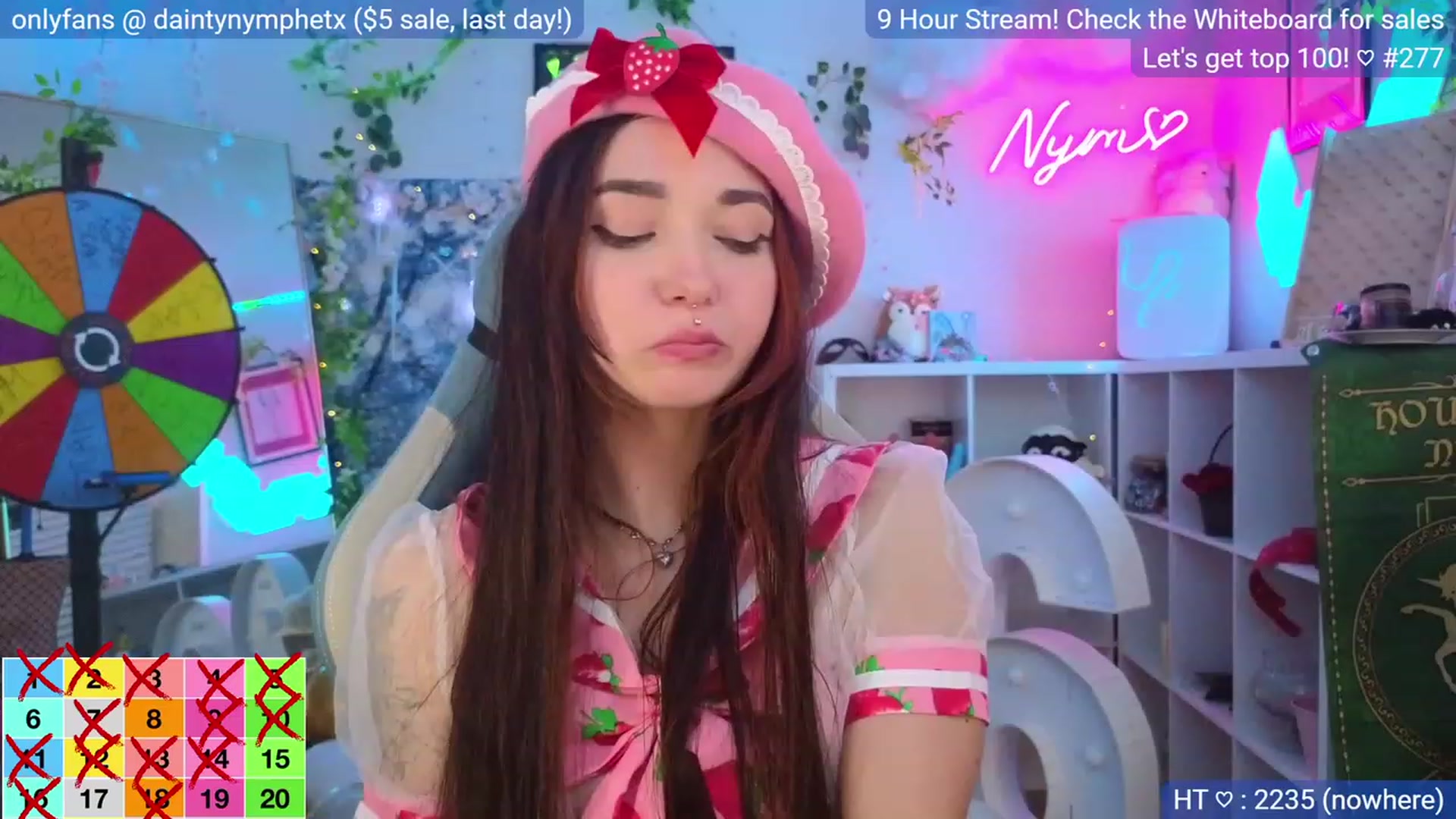 Gallery image thumbnail from BirthdayNym's myfreecams stream on, 01/01/2024, 05:14 image 11 of 20