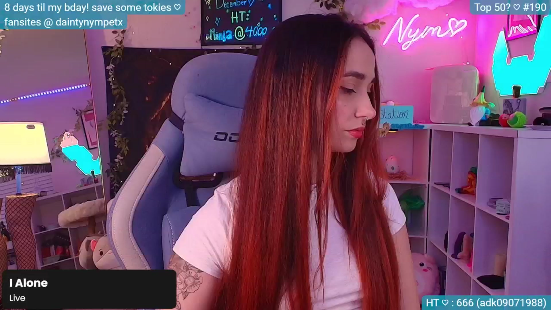 Gallery image thumbnail from BirthdayNym's myfreecams stream on, 12/05/2024, 03:56 image 11 of 20