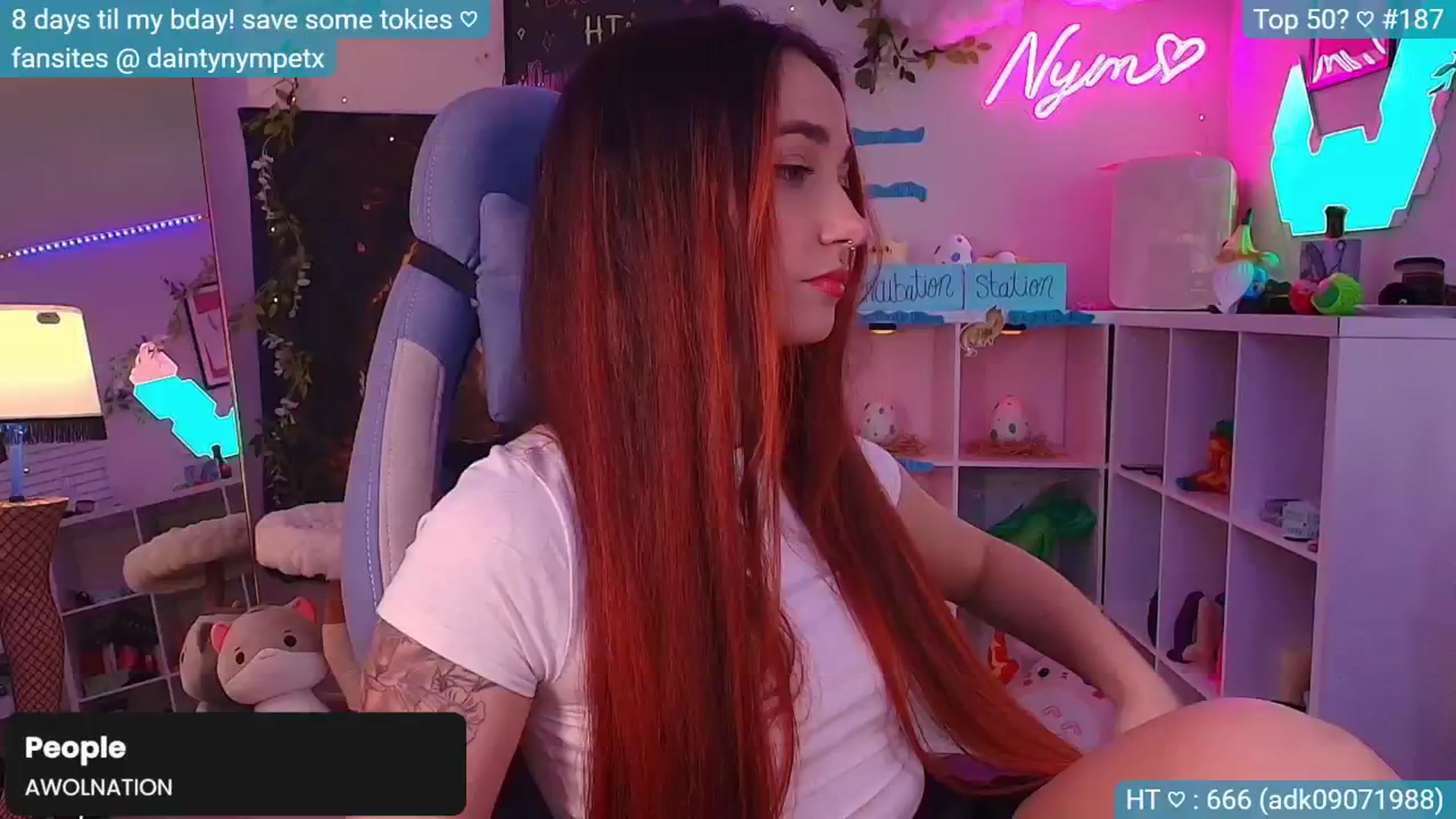 Gallery image thumbnail from BirthdayNym's myfreecams stream on, 12/05/2024, 03:56 image 9 of 20