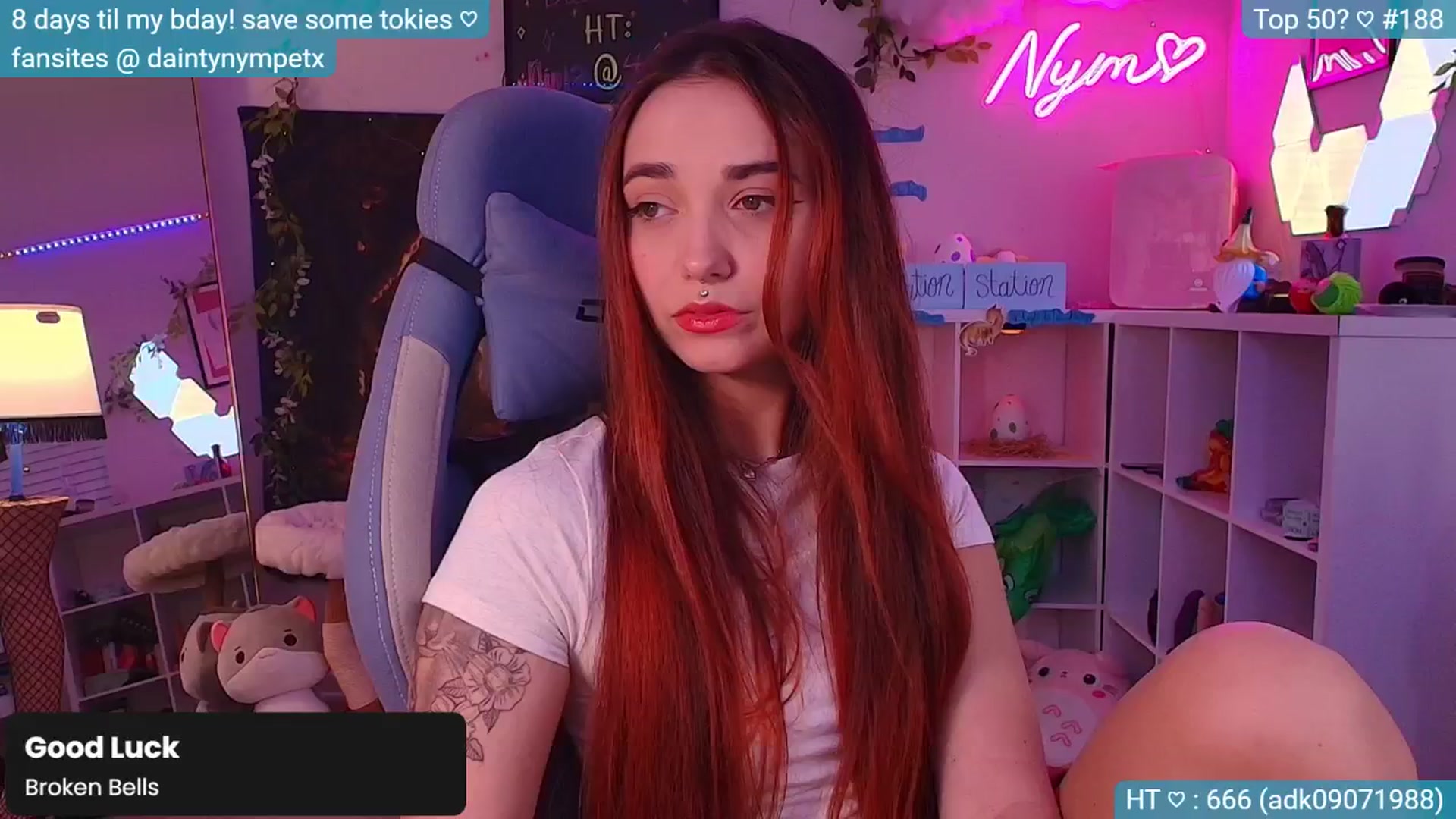 Gallery image thumbnail from BirthdayNym's myfreecams stream on, 12/05/2024, 03:56 image 10 of 20