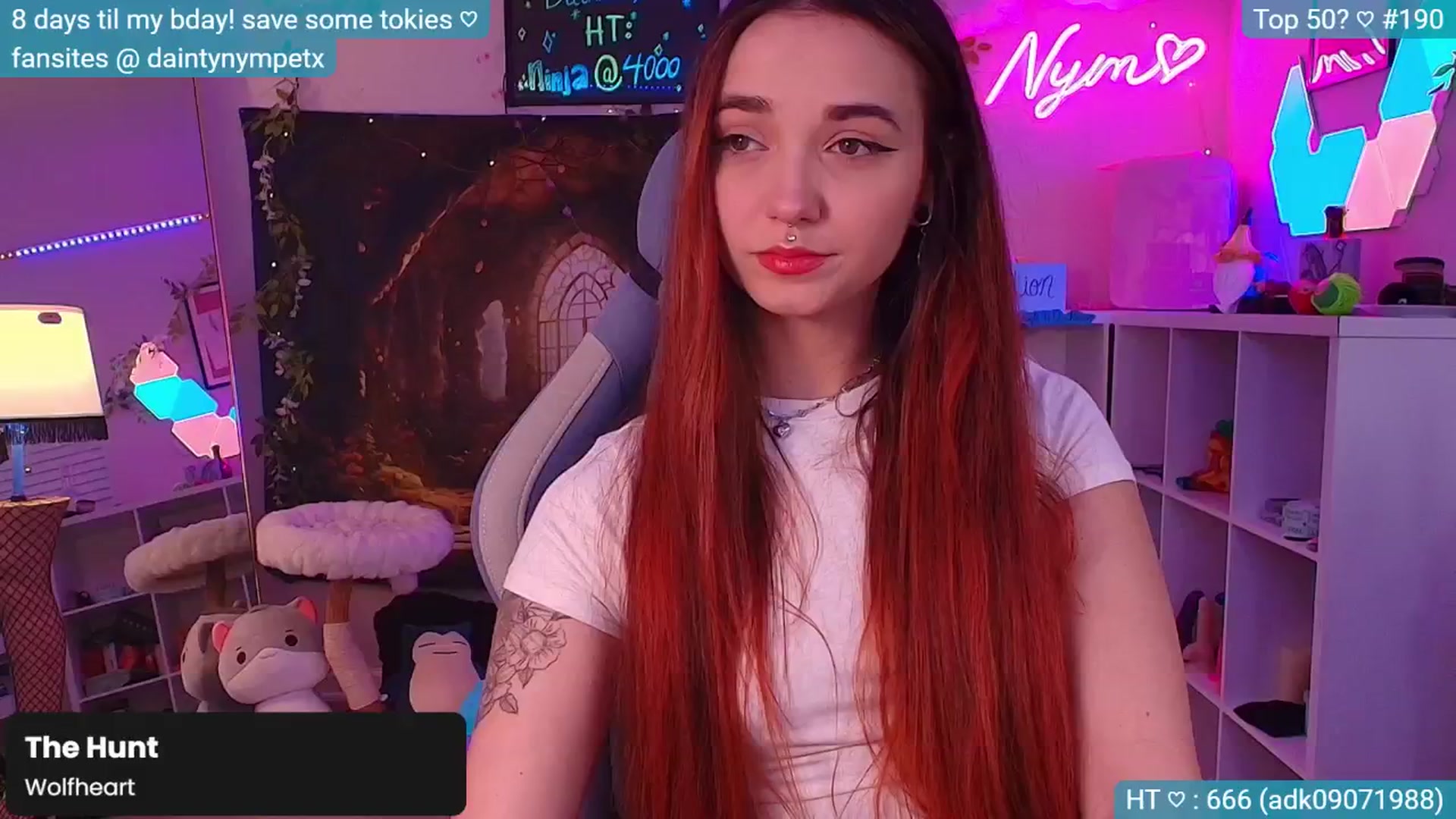 Gallery image thumbnail from BirthdayNym's myfreecams stream on, 12/05/2024, 03:56 image 17 of 20