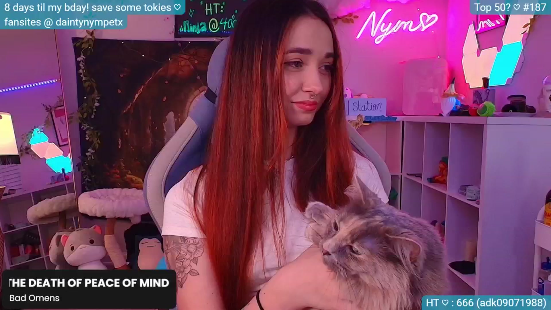Gallery image thumbnail from BirthdayNym's myfreecams stream on, 12/05/2024, 03:56 image 3 of 20