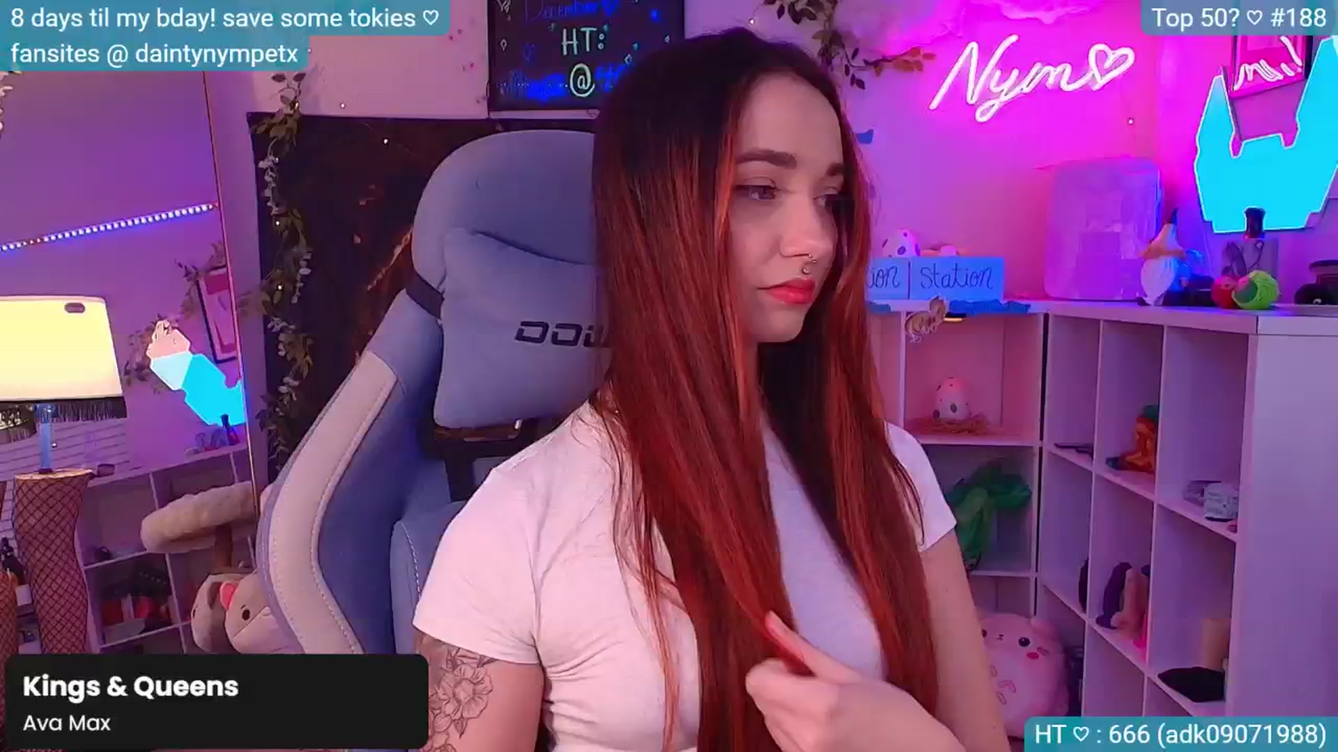 Gallery image thumbnail from BirthdayNym's myfreecams stream on, 12/05/2024, 03:56 image 12 of 20