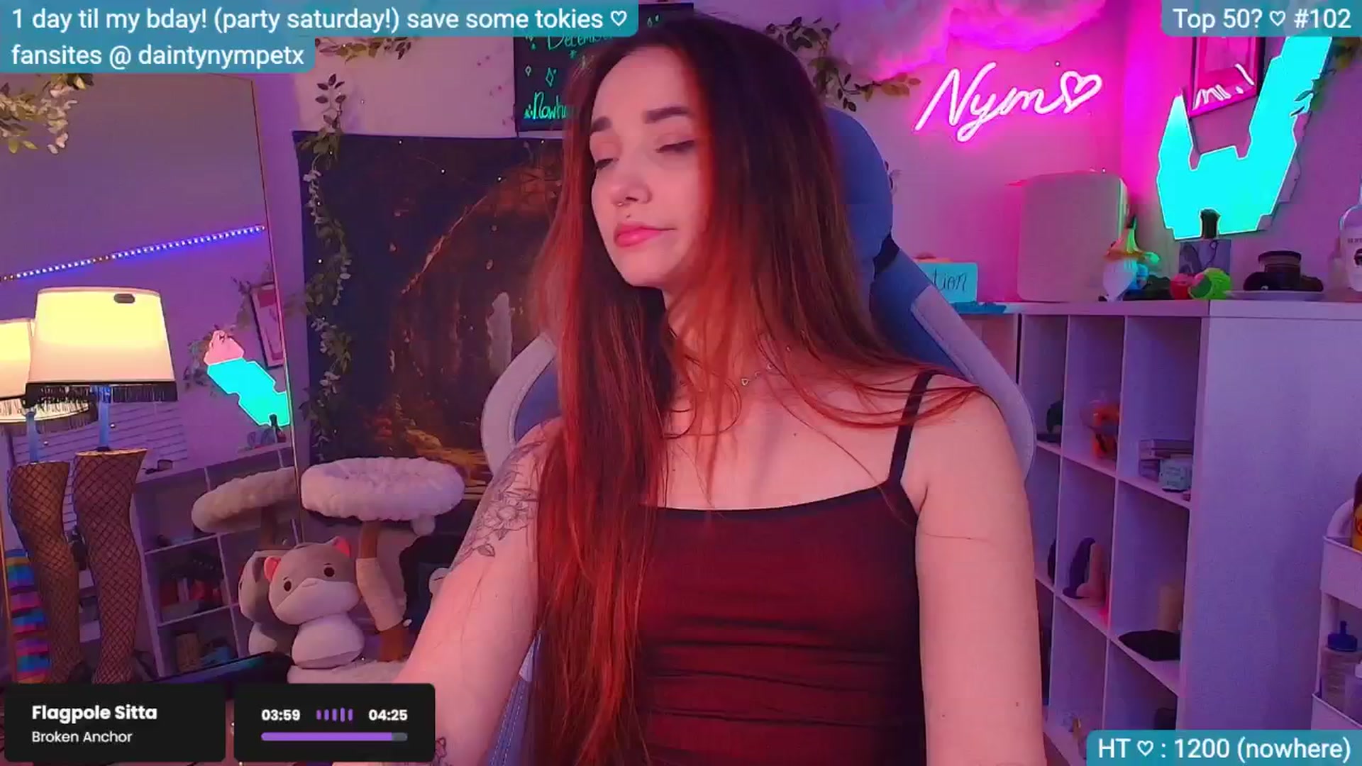 Gallery image thumbnail from BirthdayNym's myfreecams stream on, 12/12/2024, 05:36 image 8 of 20
