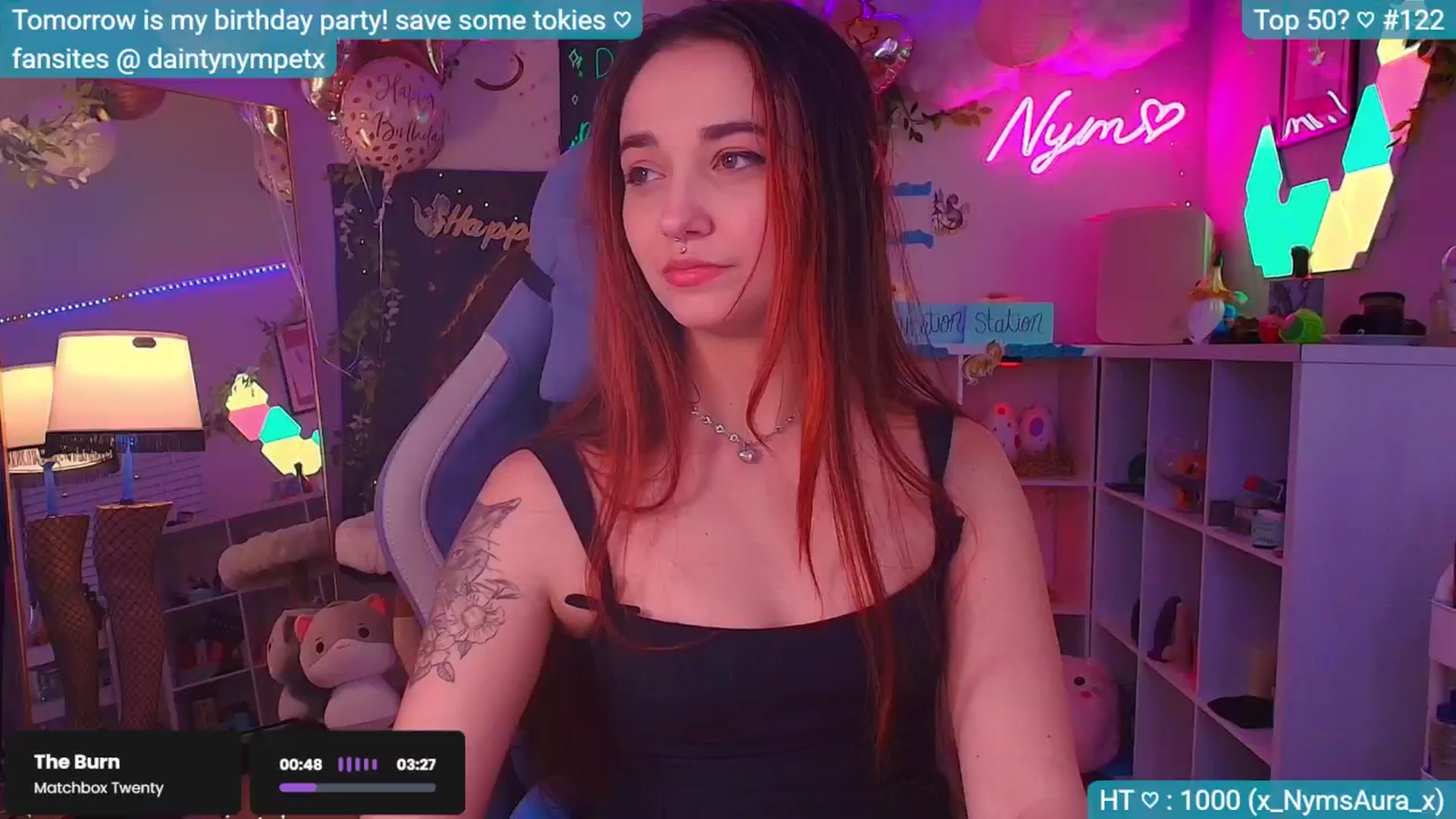 Gallery image thumbnail from BirthdayNym's myfreecams stream on, 12/14/2024, 03:57 image 7 of 20