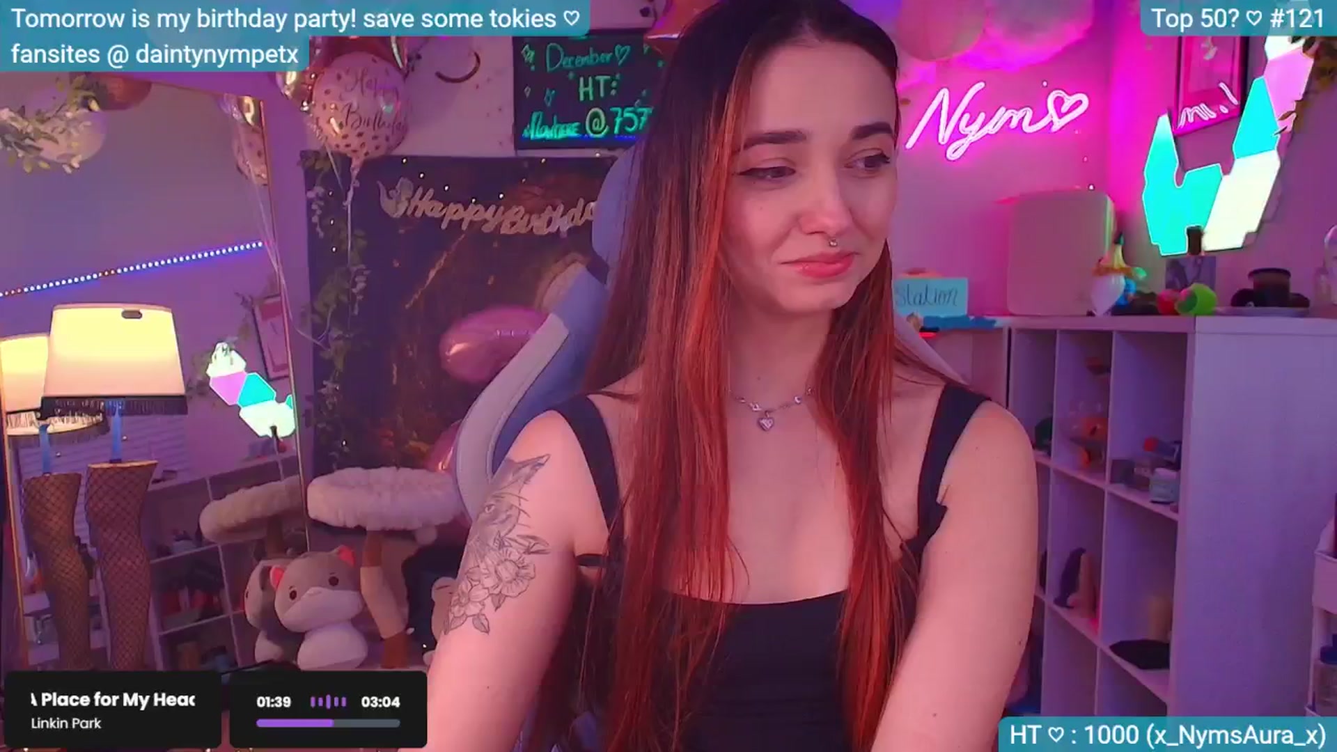 Gallery image thumbnail from BirthdayNym's myfreecams stream on, 12/14/2024, 03:57 image 15 of 20