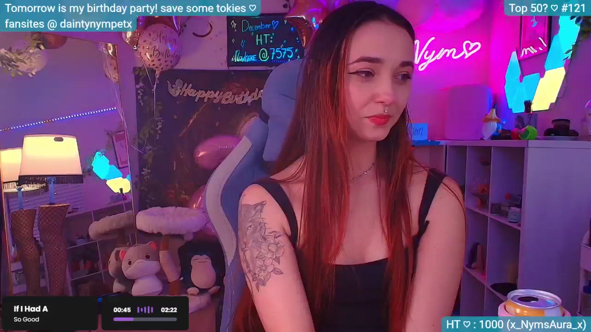 Gallery image thumbnail from BirthdayNym's myfreecams stream on, 12/14/2024, 03:57 image 16 of 20