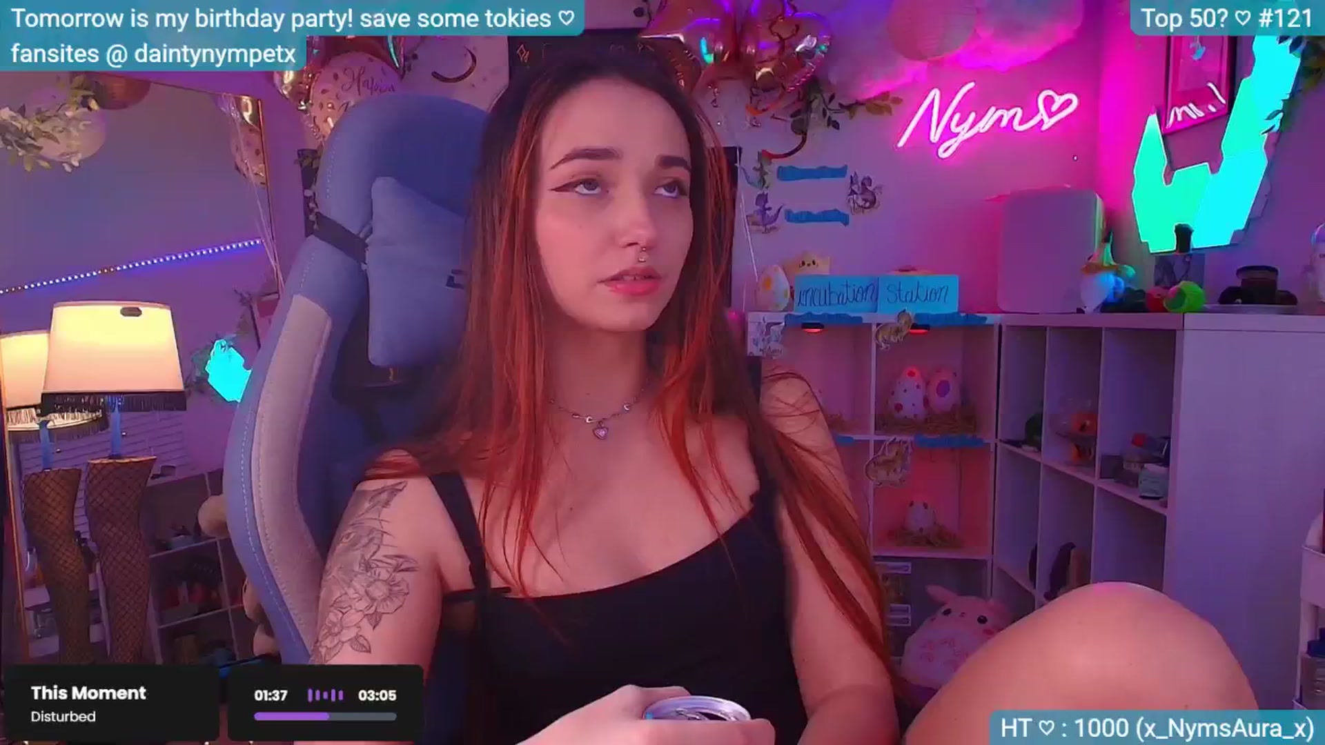 Gallery image thumbnail from BirthdayNym's myfreecams stream on, 12/14/2024, 03:57 image 13 of 20