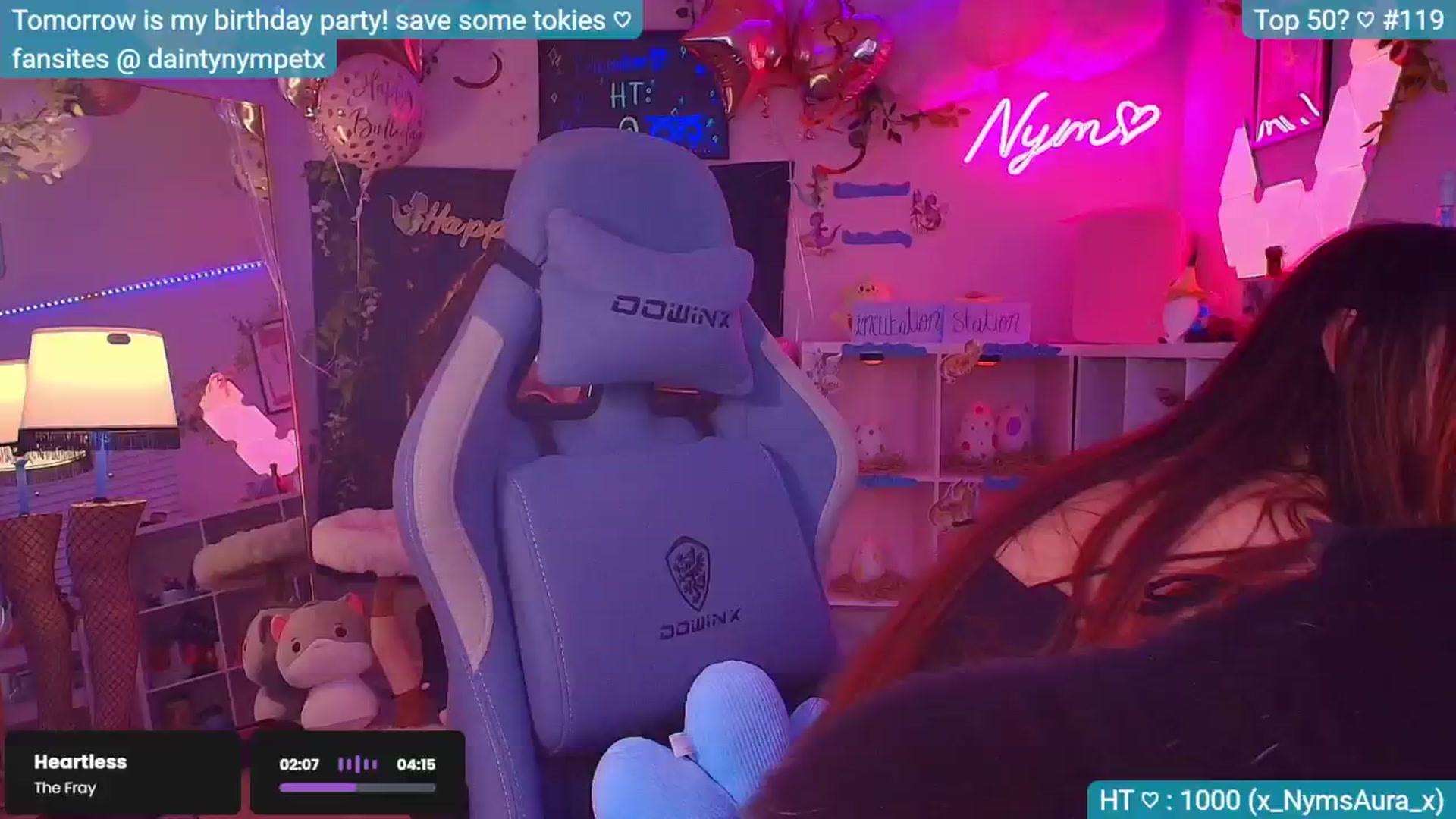 Gallery image thumbnail from BirthdayNym's myfreecams stream on, 12/14/2024, 05:20 image 3 of 20