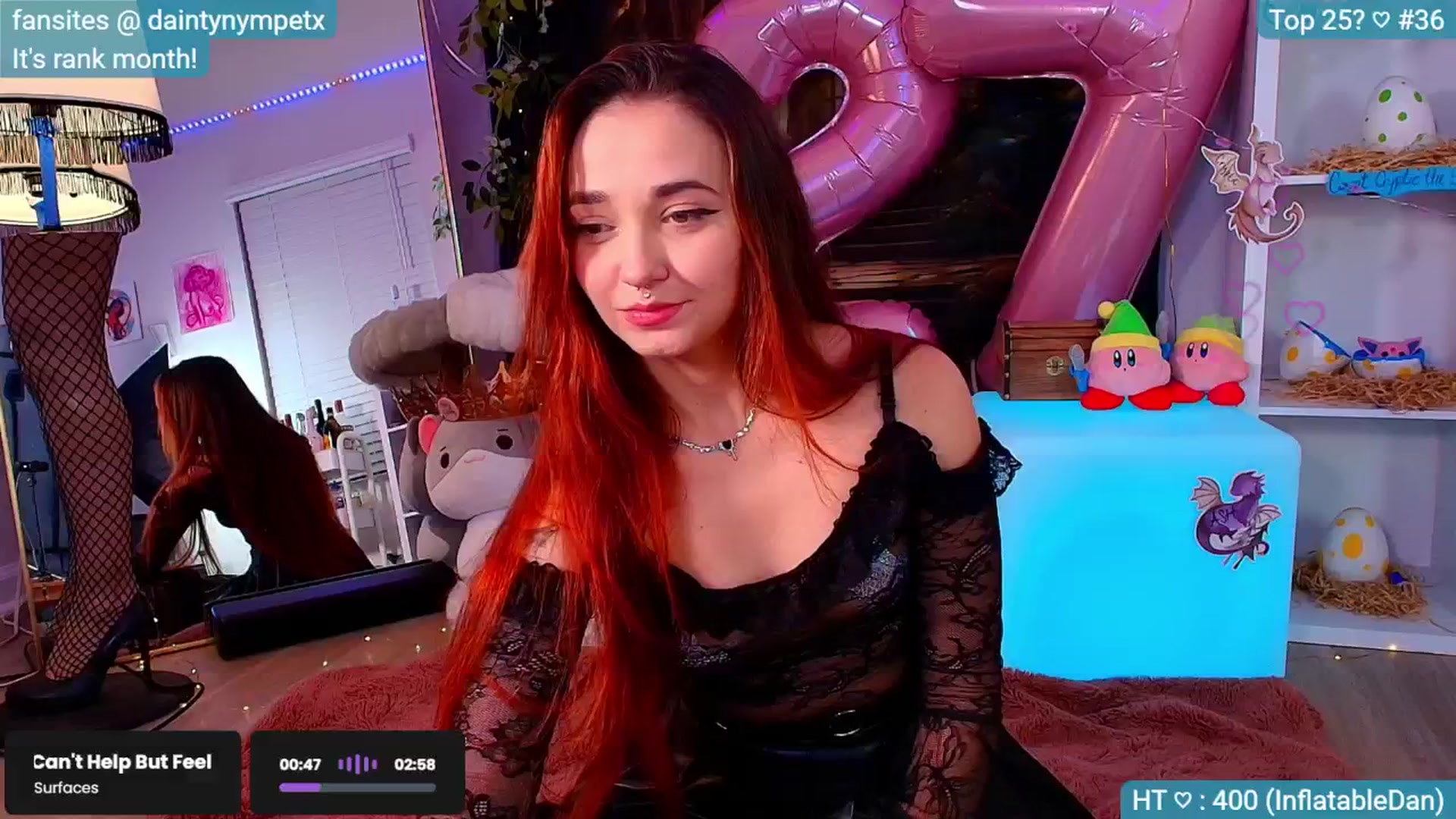 Gallery image thumbnail from BirthdayNym's myfreecams stream on, 12/19/2024, 06:00 image 2 of 20