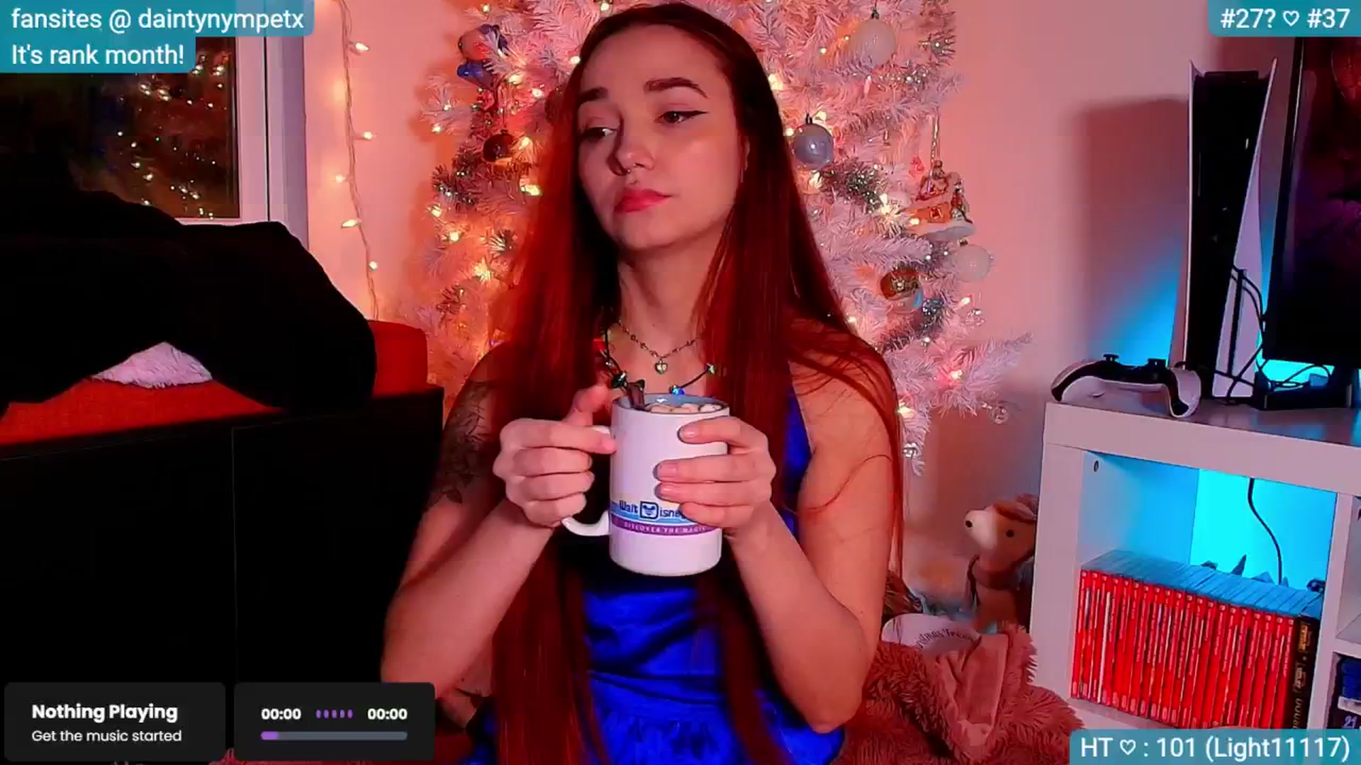Gallery image thumbnail from BirthdayNym's myfreecams stream on, 12/25/2024, 07:01 image 7 of 20