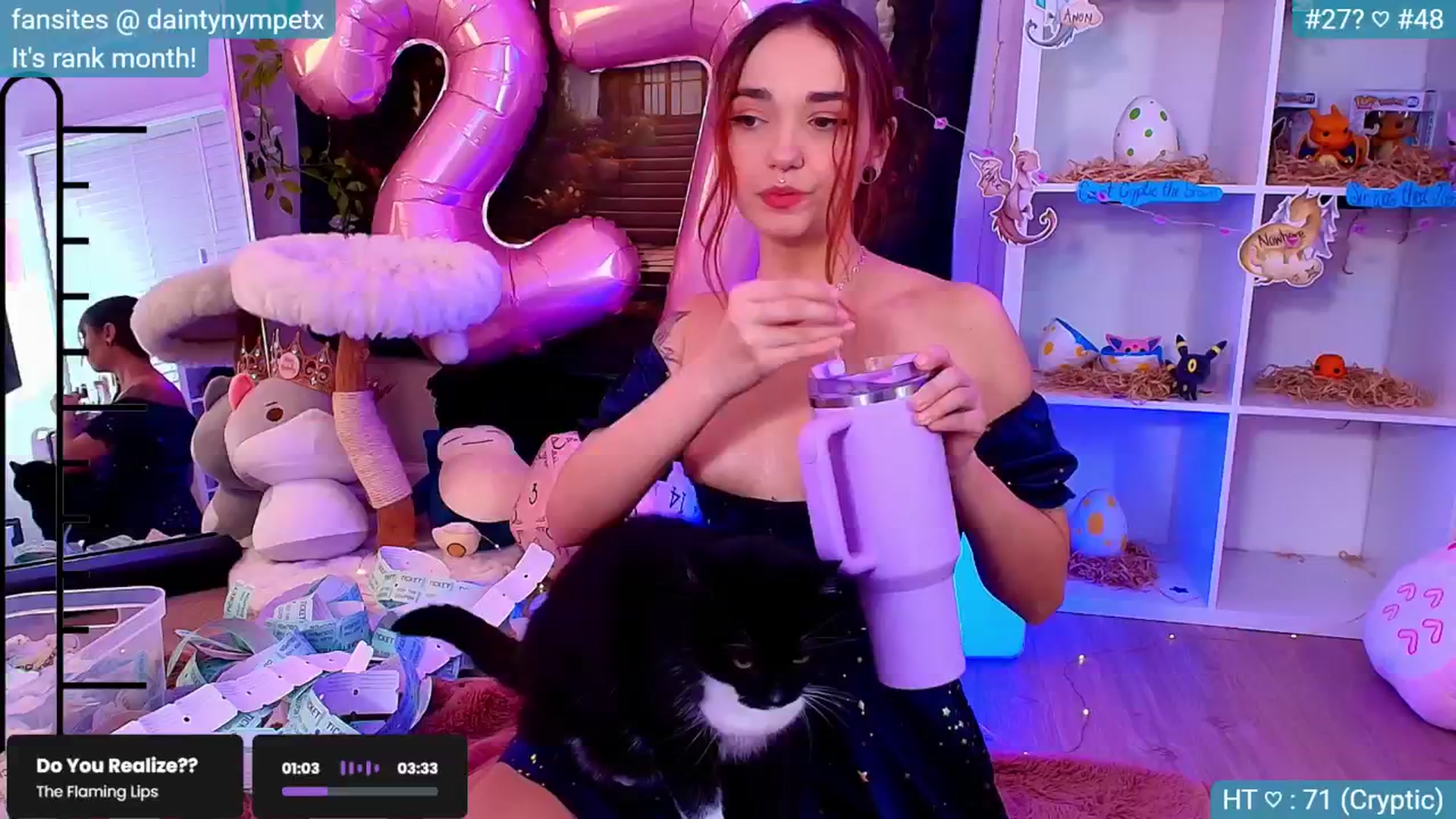 Gallery image thumbnail from BirthdayNym's myfreecams stream on, 12/30/2024, 03:54 image 19 of 20