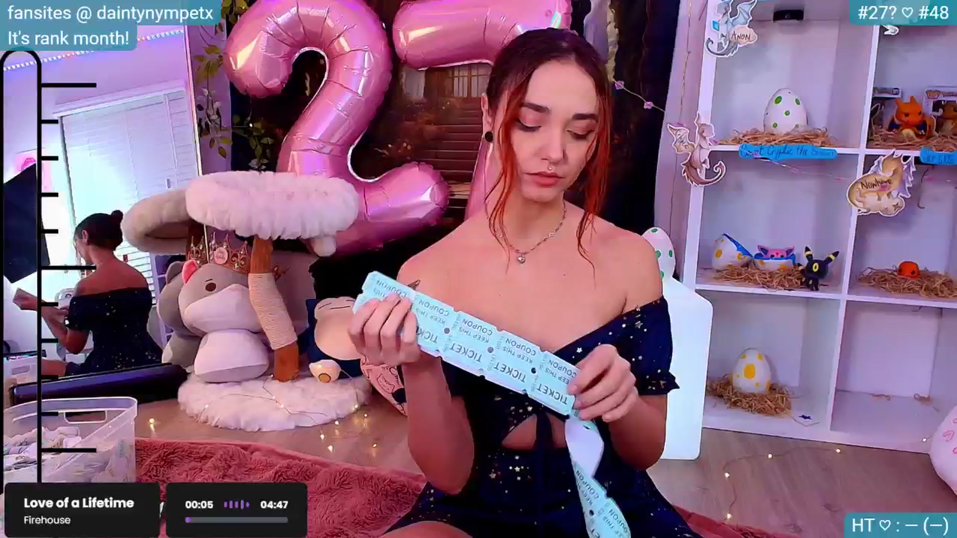 Gallery image thumbnail from BirthdayNym's myfreecams stream on, 12/30/2024, 03:54 image 1 of 20