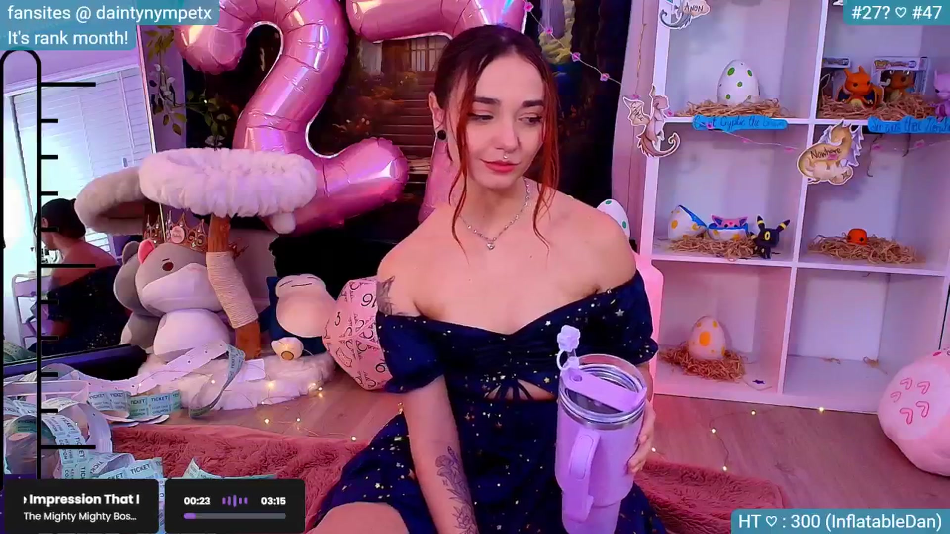 Gallery image thumbnail from BirthdayNym's myfreecams stream on, 12/30/2024, 05:44 image 7 of 20