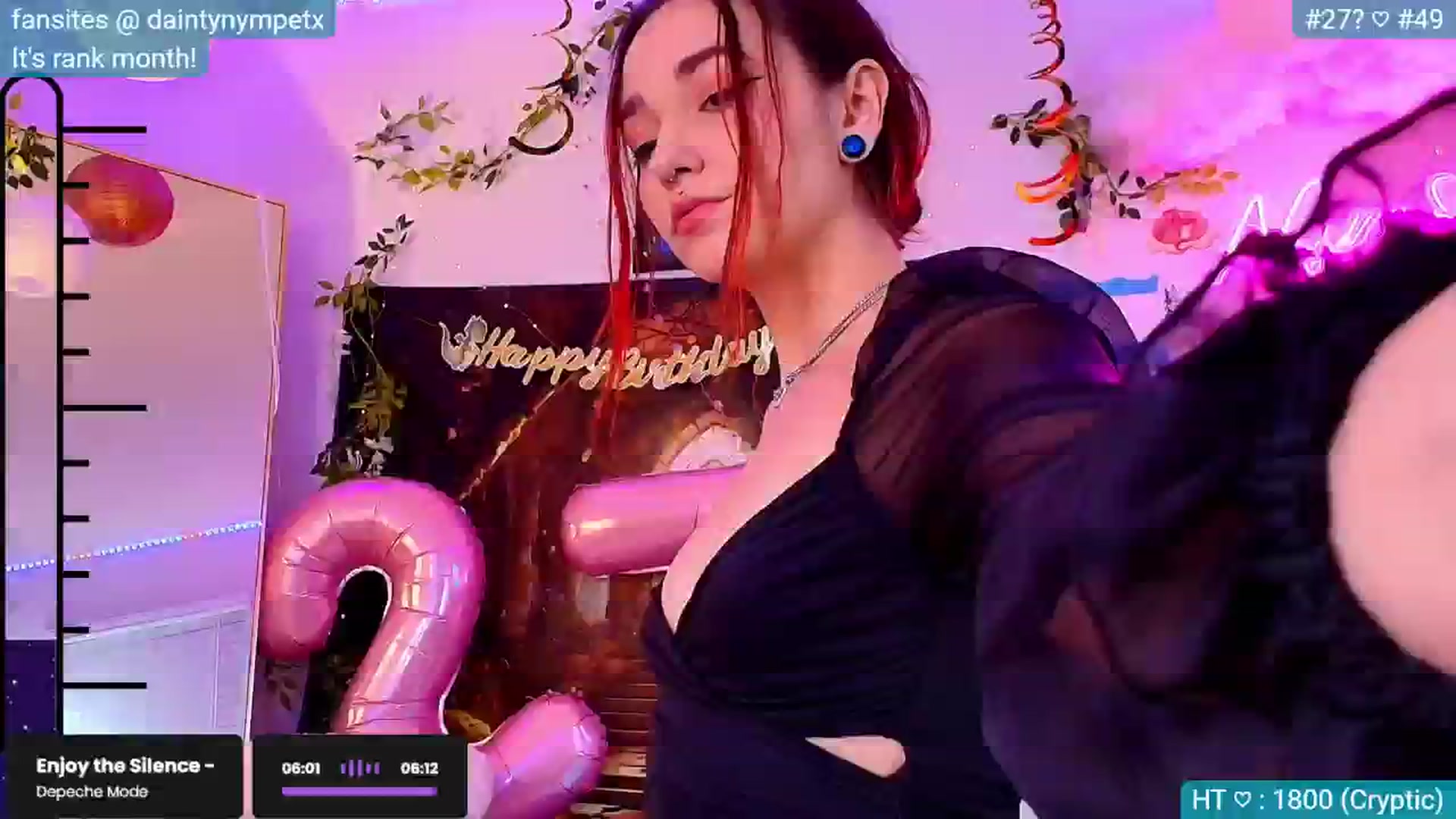 Gallery image thumbnail from BirthdayNym's myfreecams stream on, 12/31/2024, 06:37 image 10 of 20