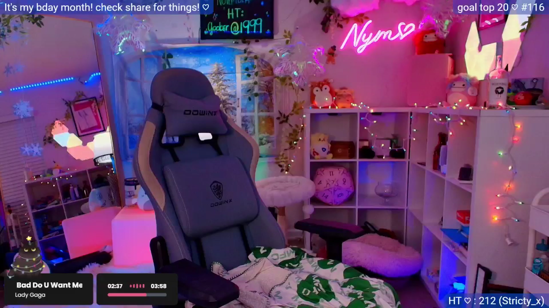 Gallery image thumbnail from BirthdayNym's myfreecams stream on, 12/01/2025, 09:06 image 17 of 20