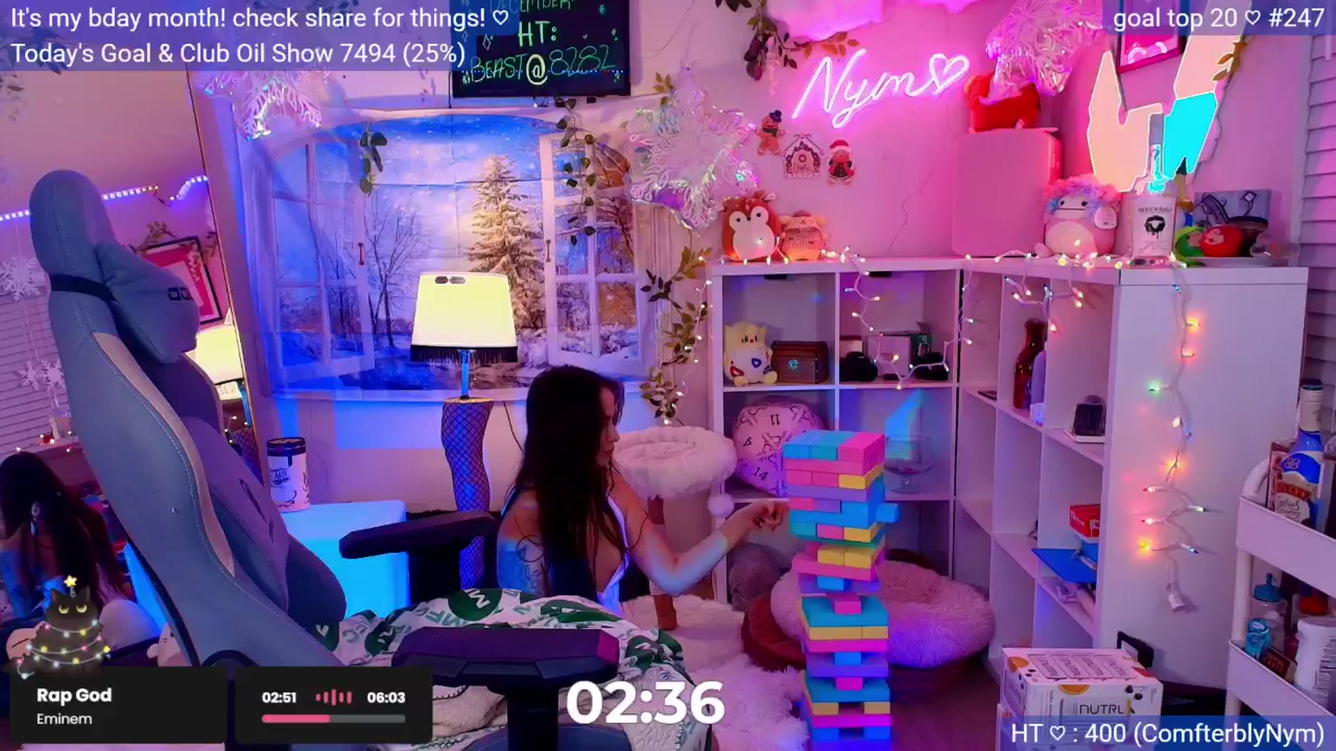 Gallery image thumbnail from BirthdayNym's myfreecams stream on, 12/04/2025, 05:18 image 19 of 20